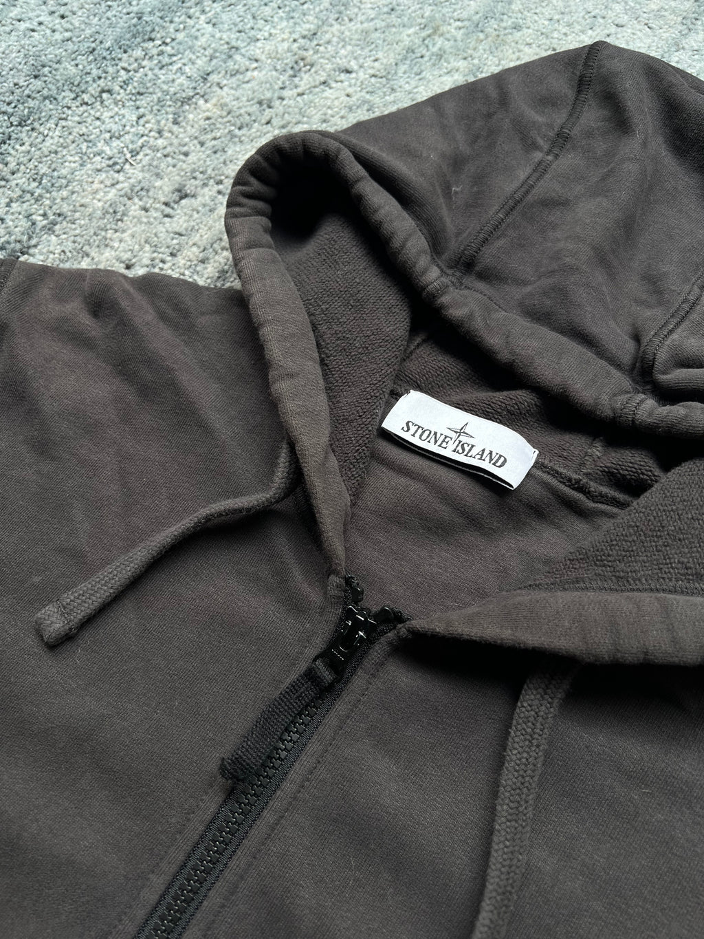 Stone Island zip-up hooded Sweatshirt