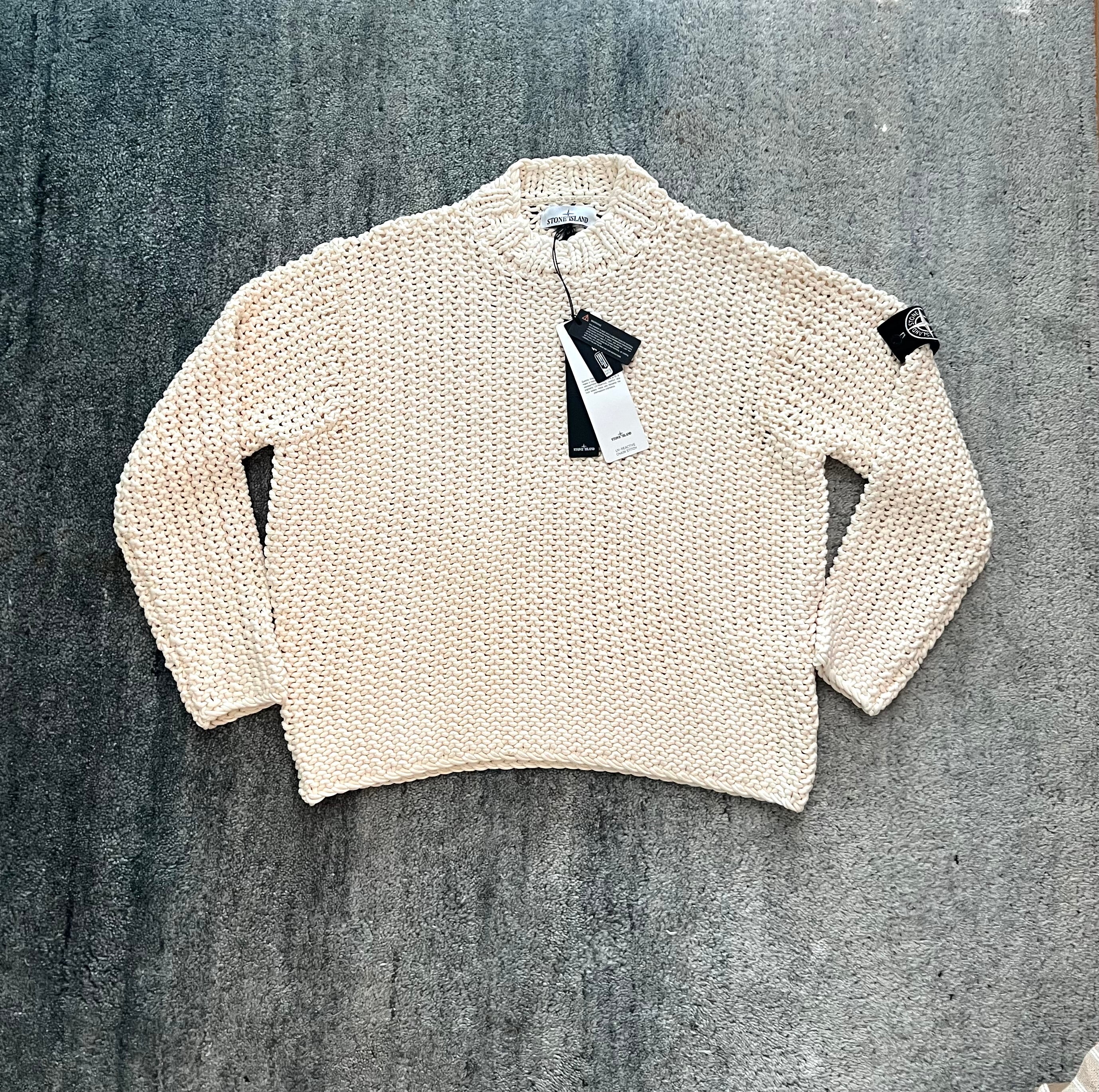 Stone Island UV-reactive knit