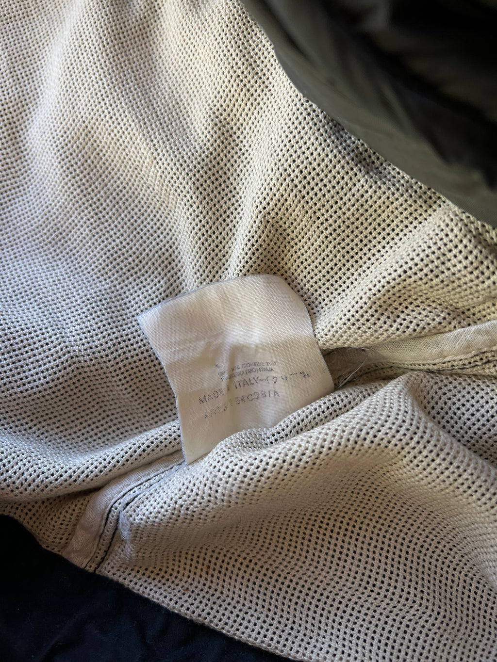 Stone Island 1998 Waxed Cotton Parka Jacket