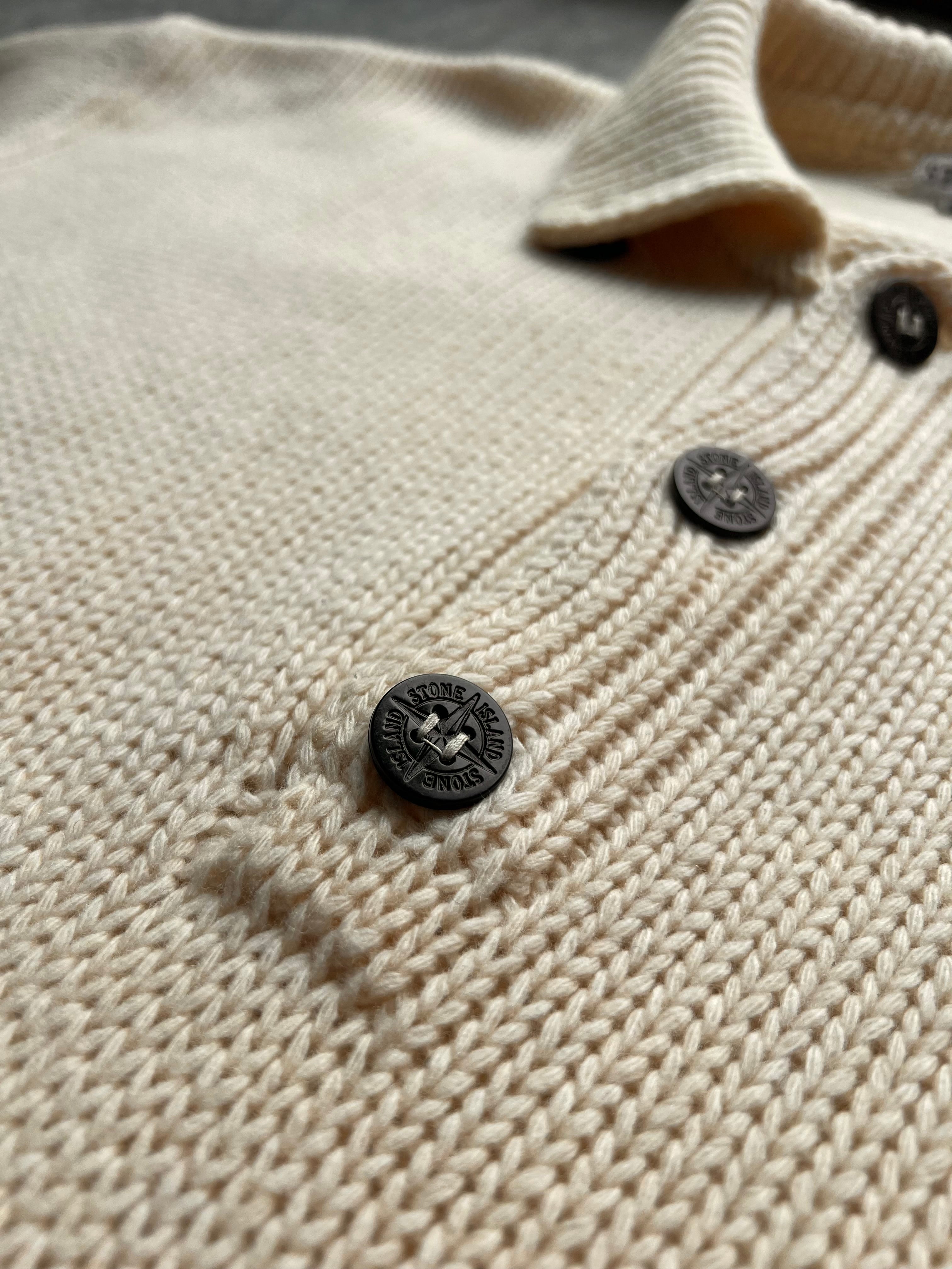 Stone Island 1996 Half Button Knit