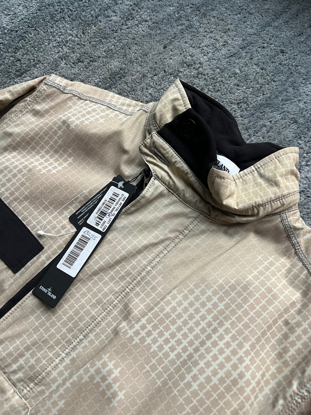 Stone Island 2017 Grid Check Ice Jacket