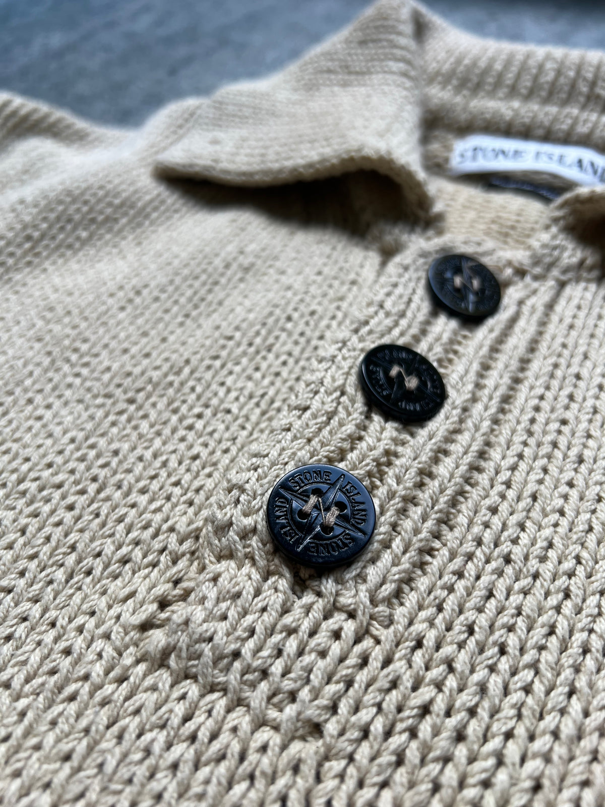 Stone Island 1996 Half Button Knit