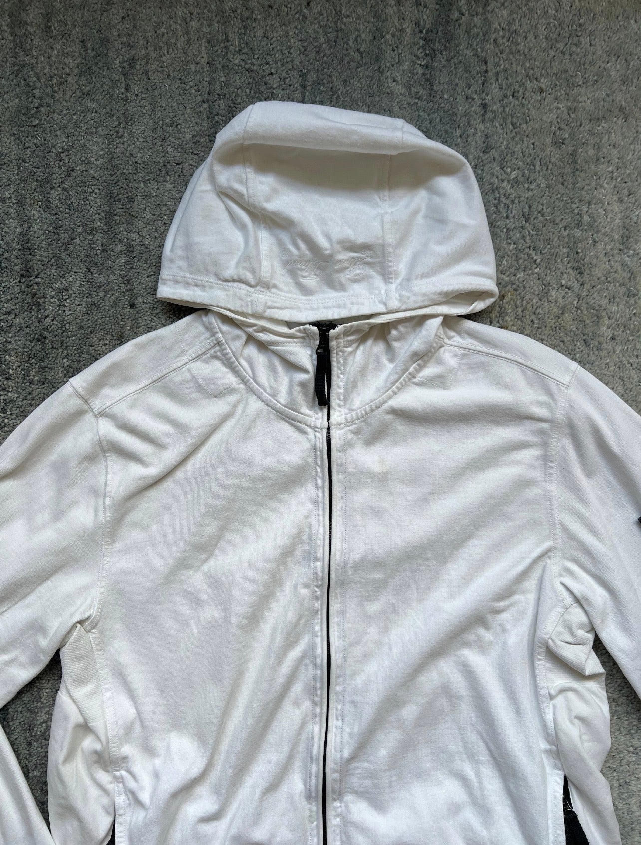 Stone Island 40th Anni Cotton Zipped Hoodie