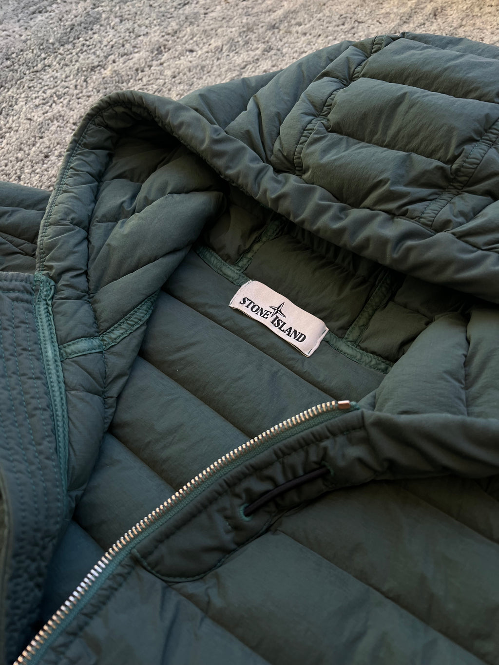 Stone Island 2021 Loom Woven Down Filled Nylon TC Puffer Jacket