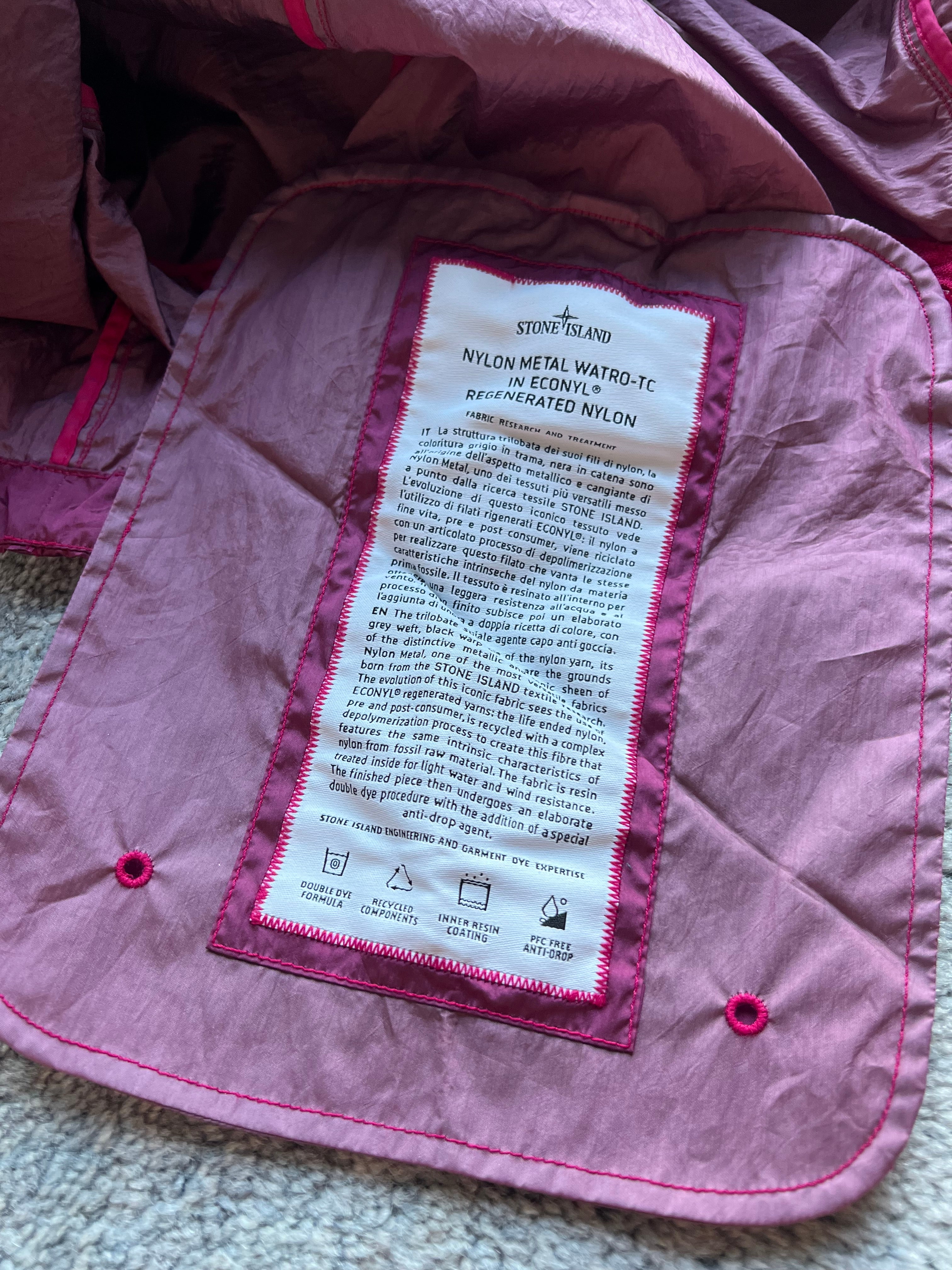 Stone Island 2022 Packable Nylon Metal Zip