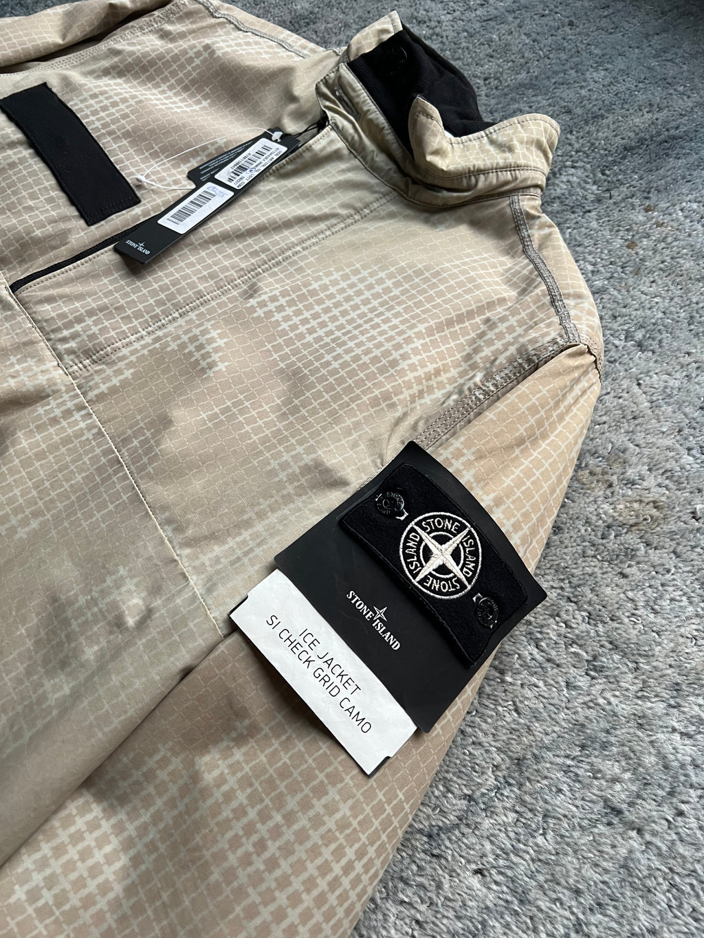 Stone Island 2017 Grid Check Ice Jacket