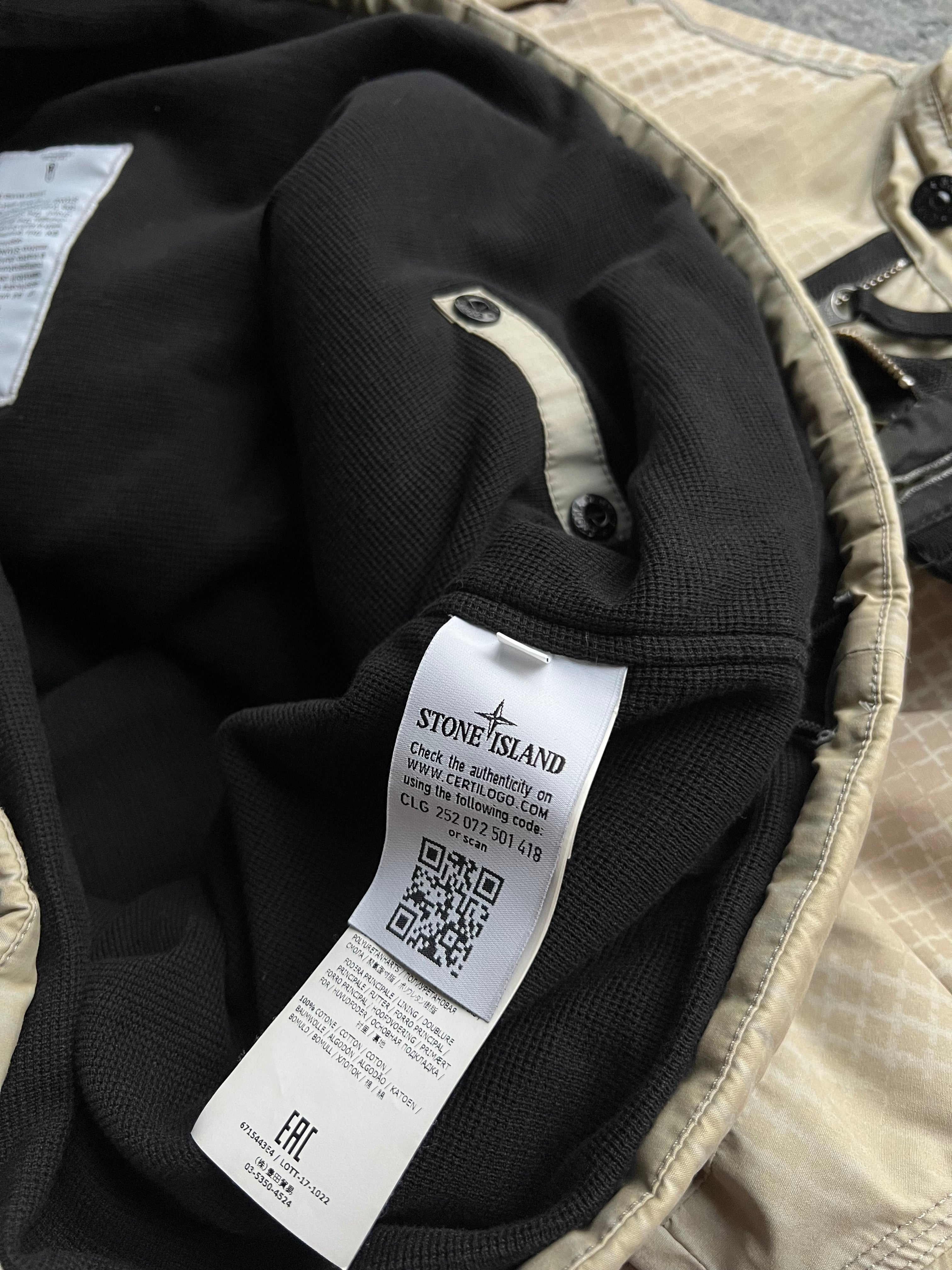 Stone Island 2017 Grid Check Ice Jacket