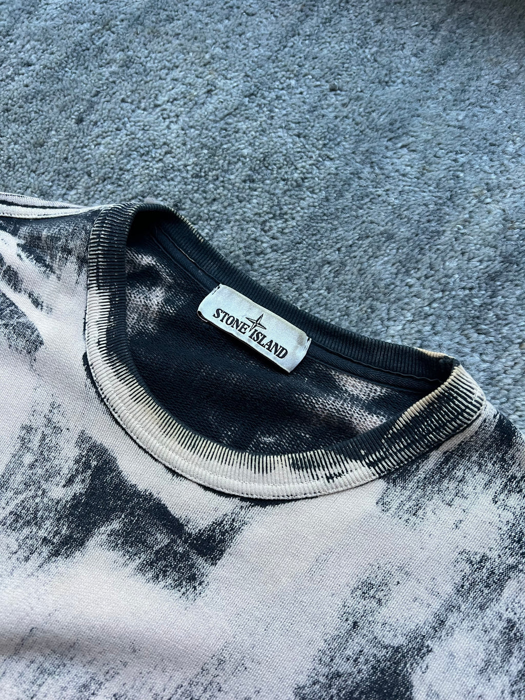 Stone Island Hand Corrosion Crewneck Sweatshirt 2017