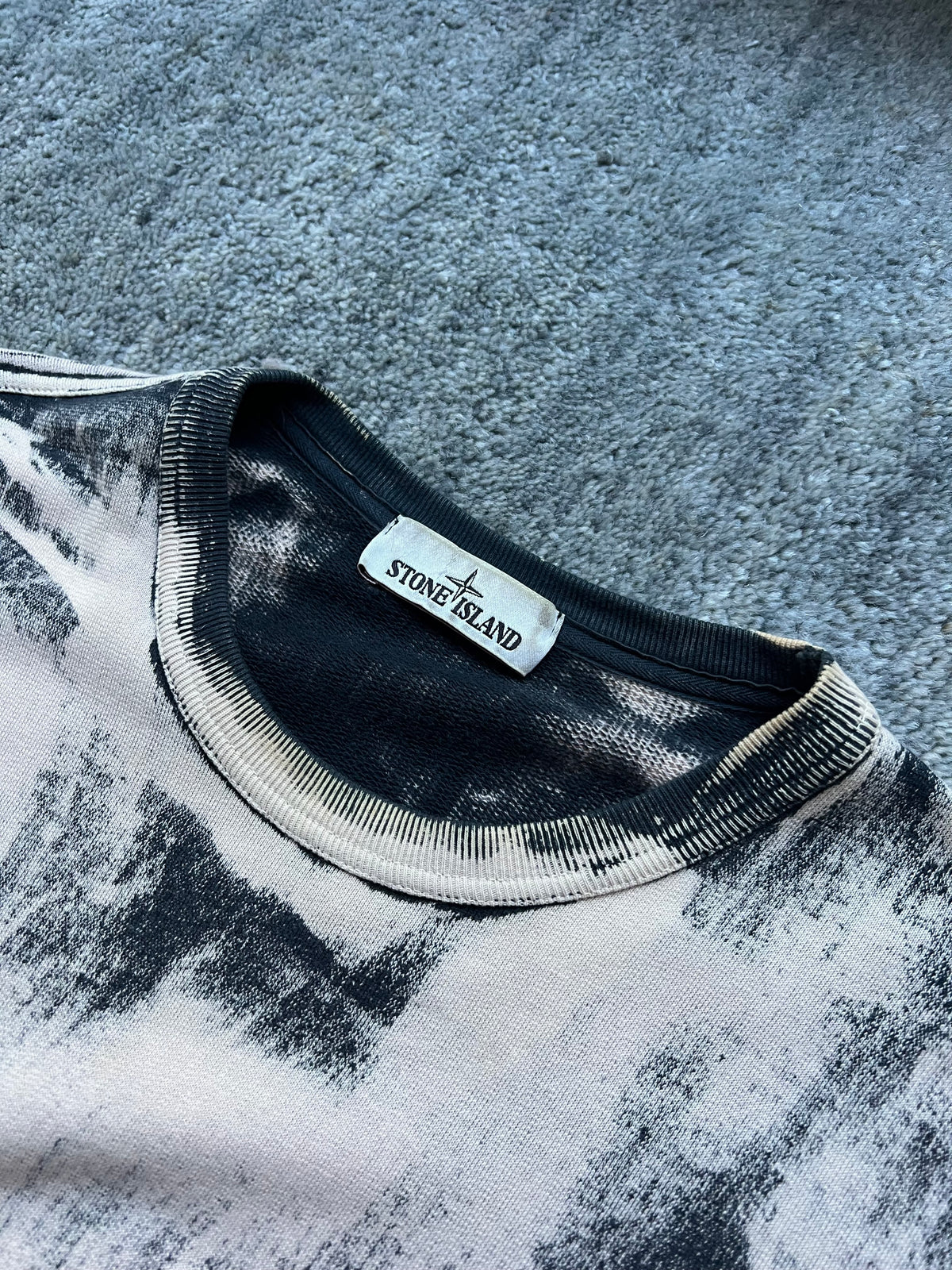 Stone Island Hand Corrosion Crewneck Sweatshirt 2017