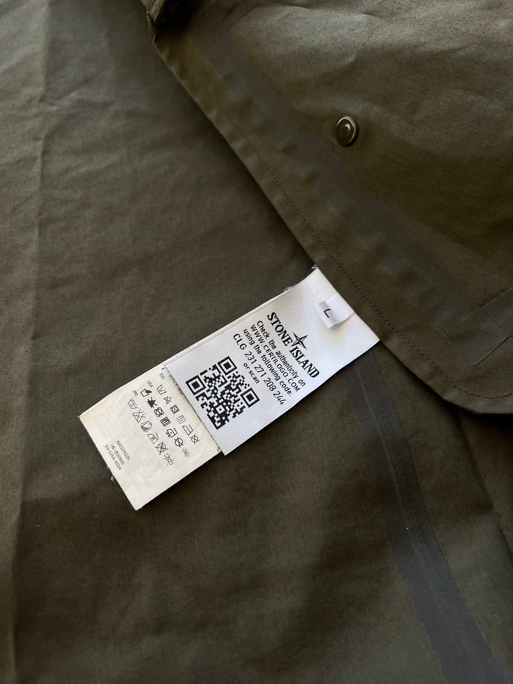 Stone Island 3L Performance Cotton Ghost Jacke