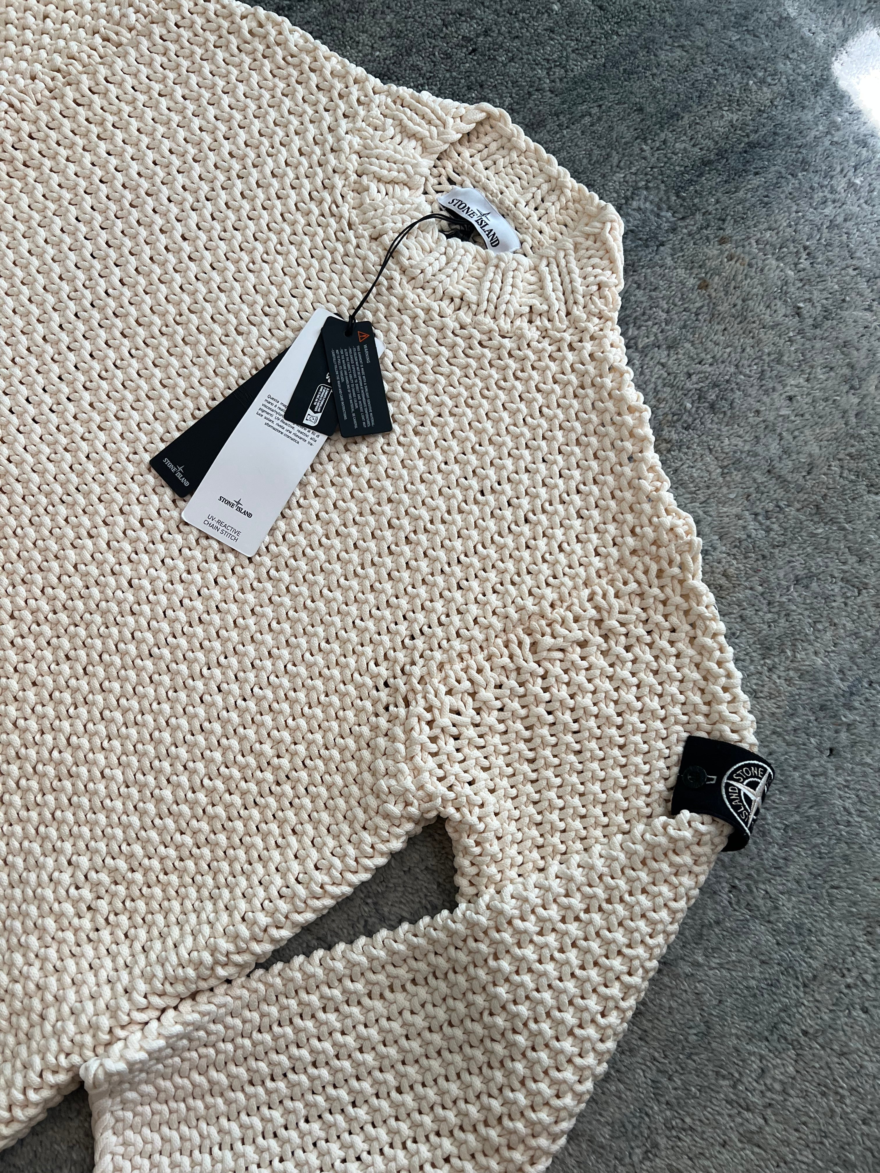 Stone Island UV-reactive knit