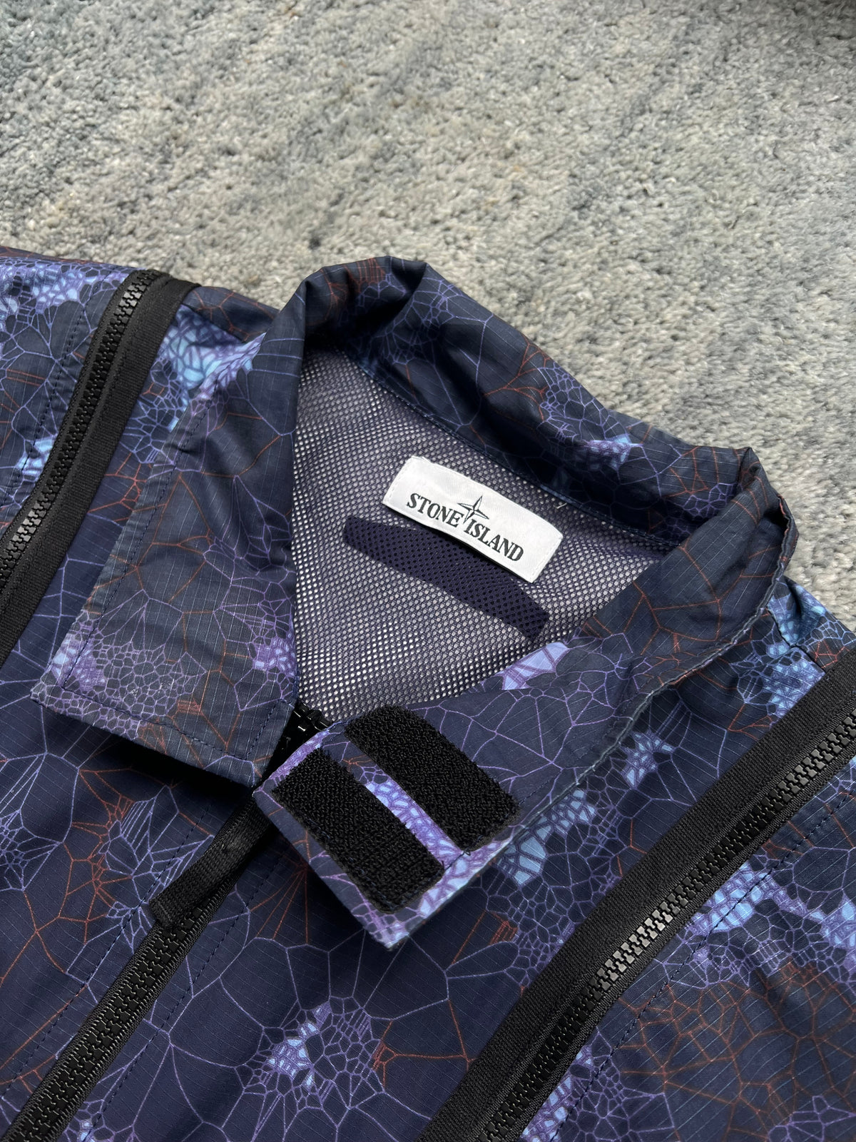 Stone Island 2019 Printed Heat Reactive Thermosensitive Fabric Jacket