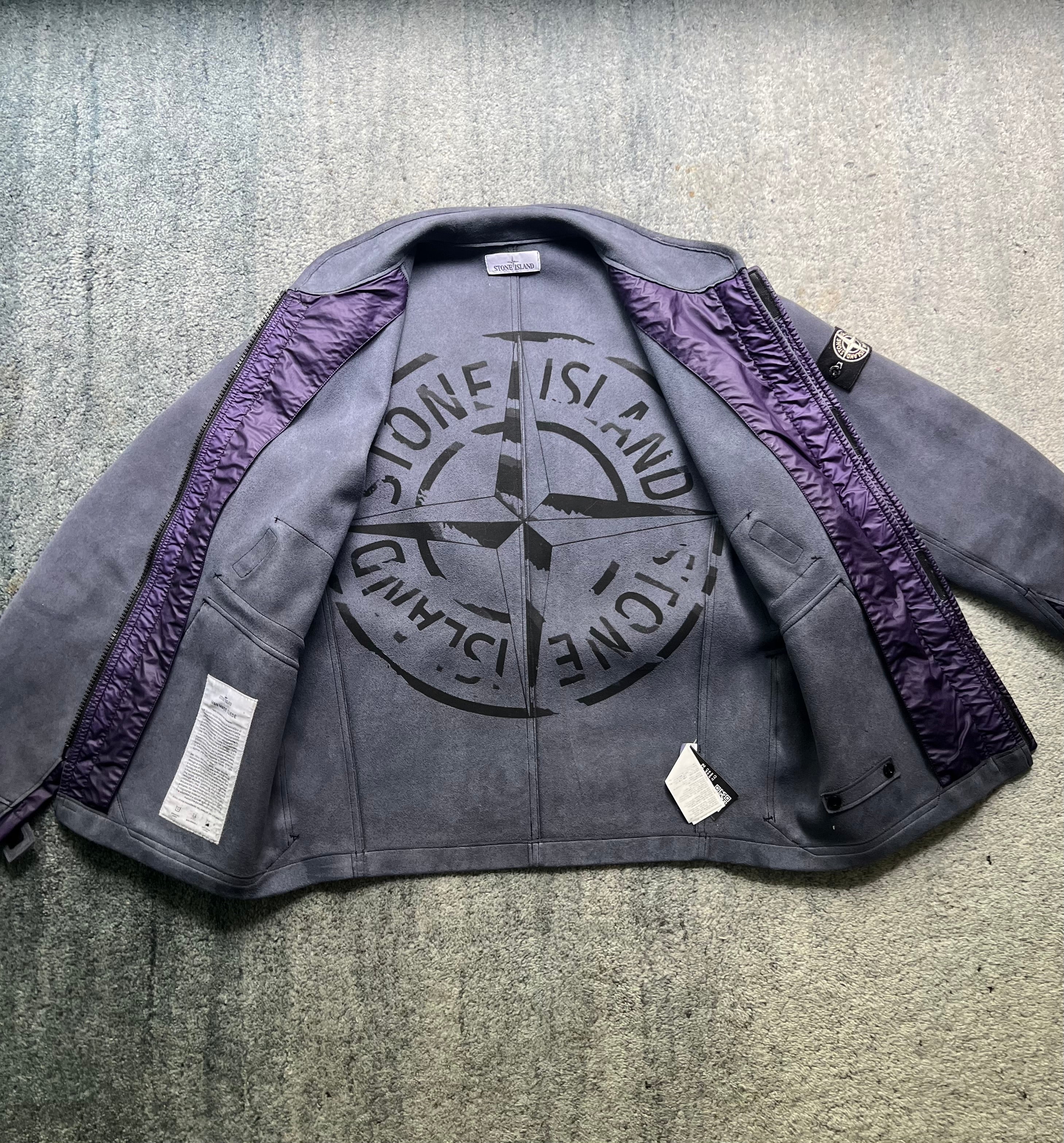 Stone Island Man Made Suede Jacket 2018