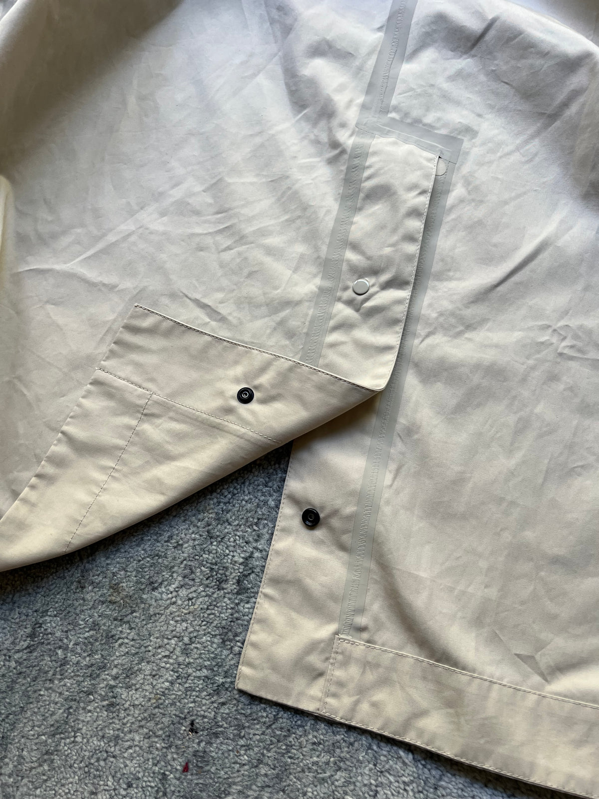 Stone Island O-Ventile Ghost Belted Trench Jacket