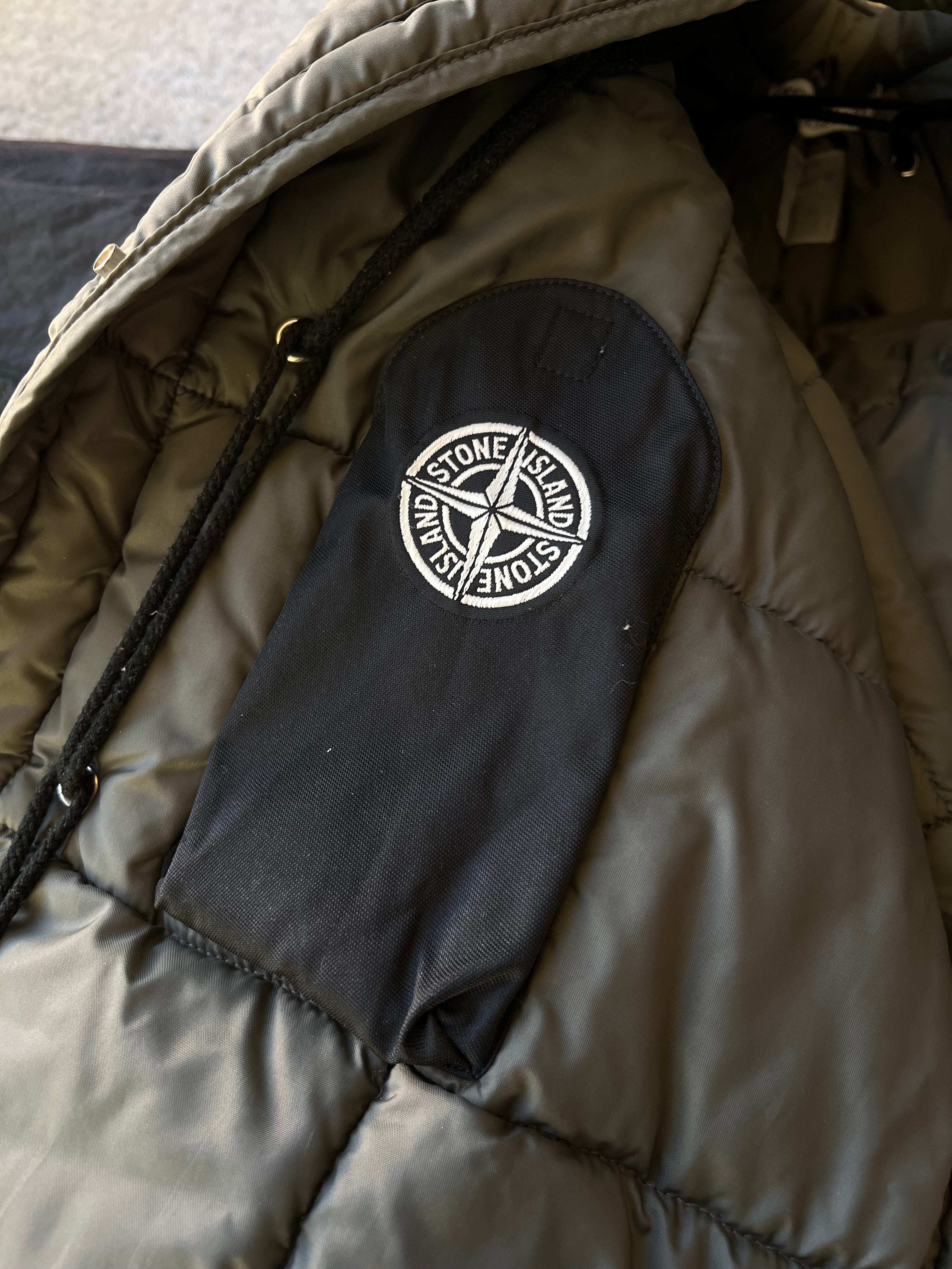 Stone Island 1998 Waxed Cotton Parka Jacket