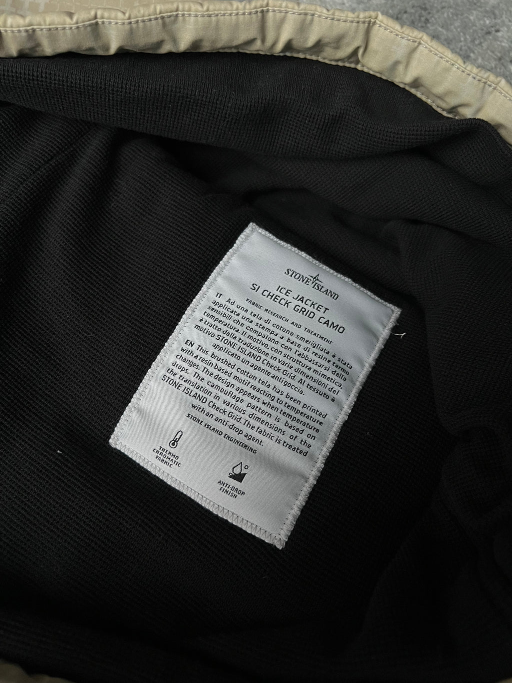 Stone Island 2017 Grid Check Ice Jacket