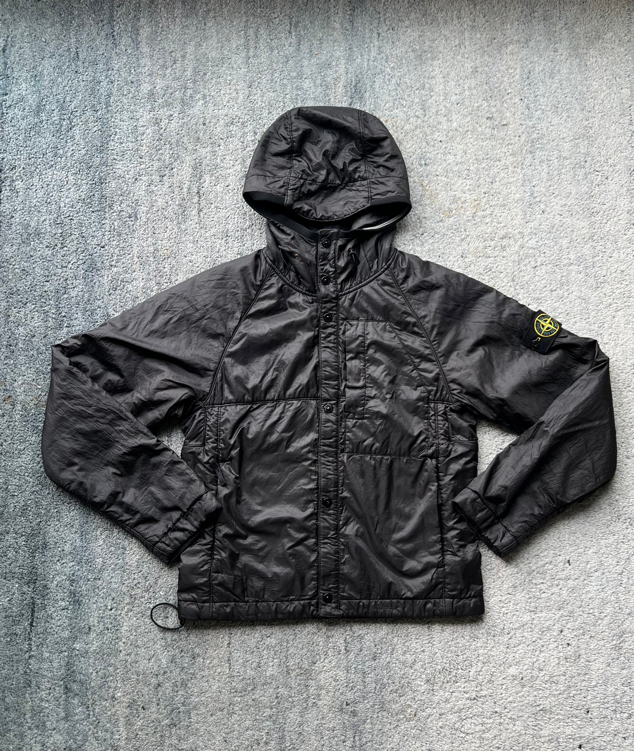 Stone Island 2010 Nylon Spalmatura Lined Hooded Jacket