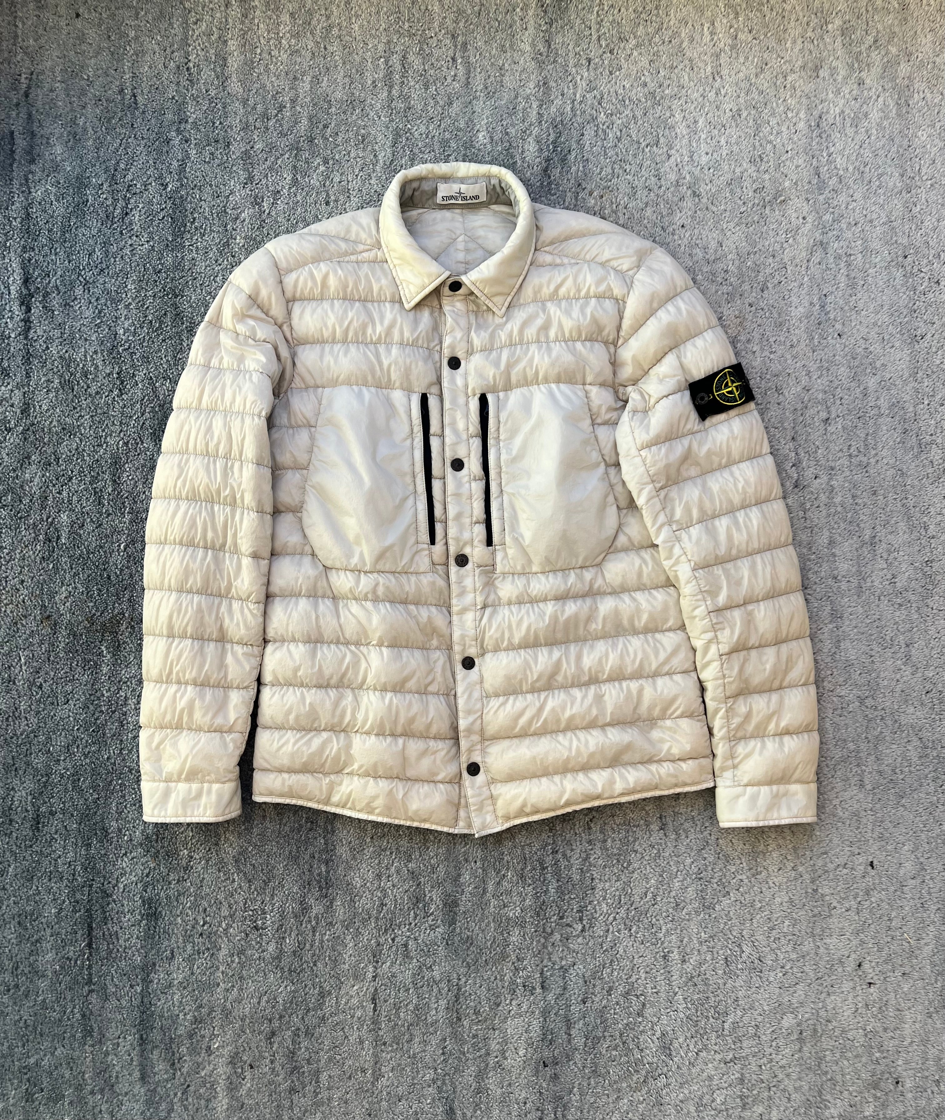 Stone Island 2017 Garment Dyed Micro Down Jacket