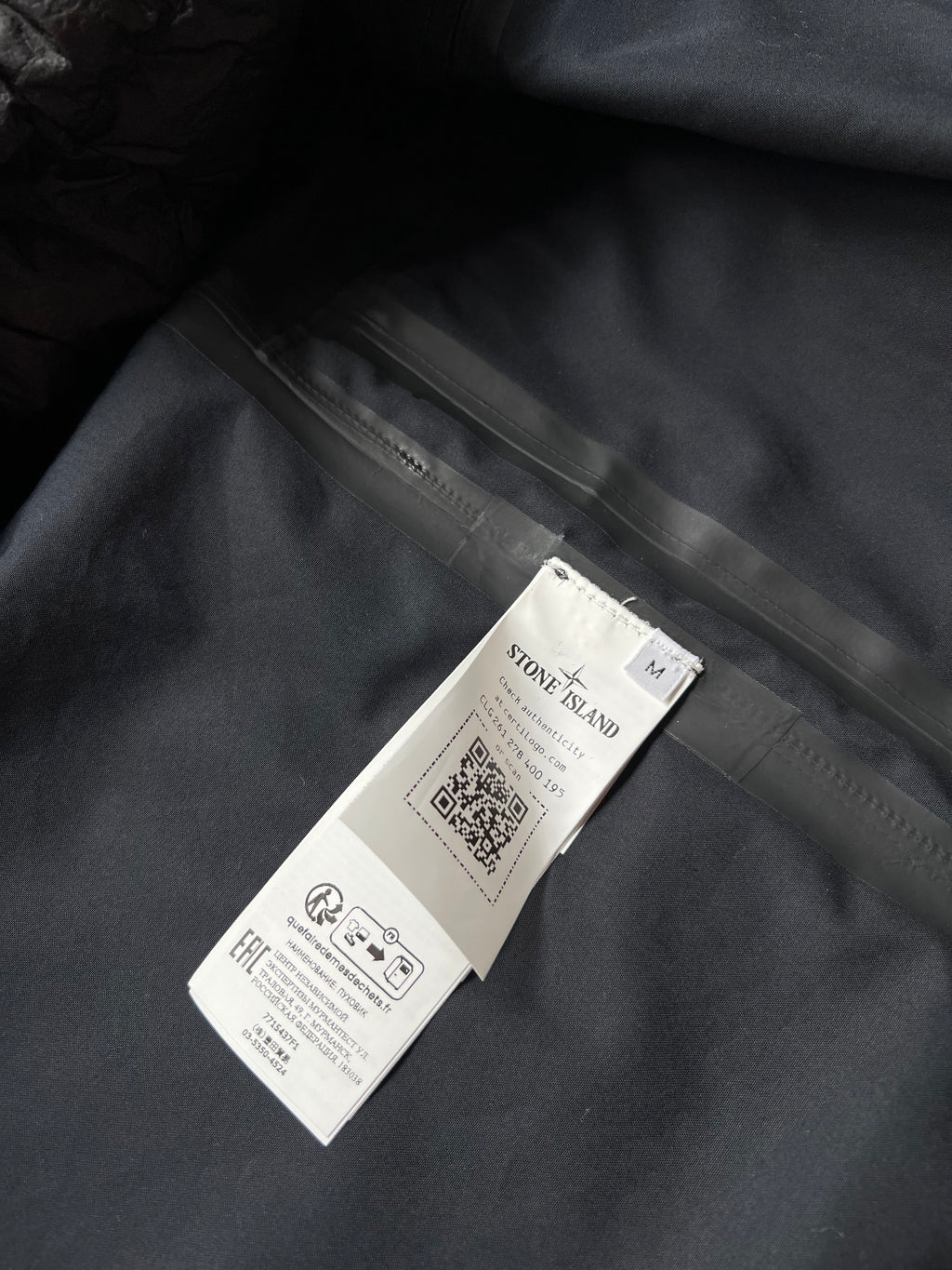 Stone Island 2022 O-Ventile Ghost Piece Down Dutch Rope Puffer Jacket