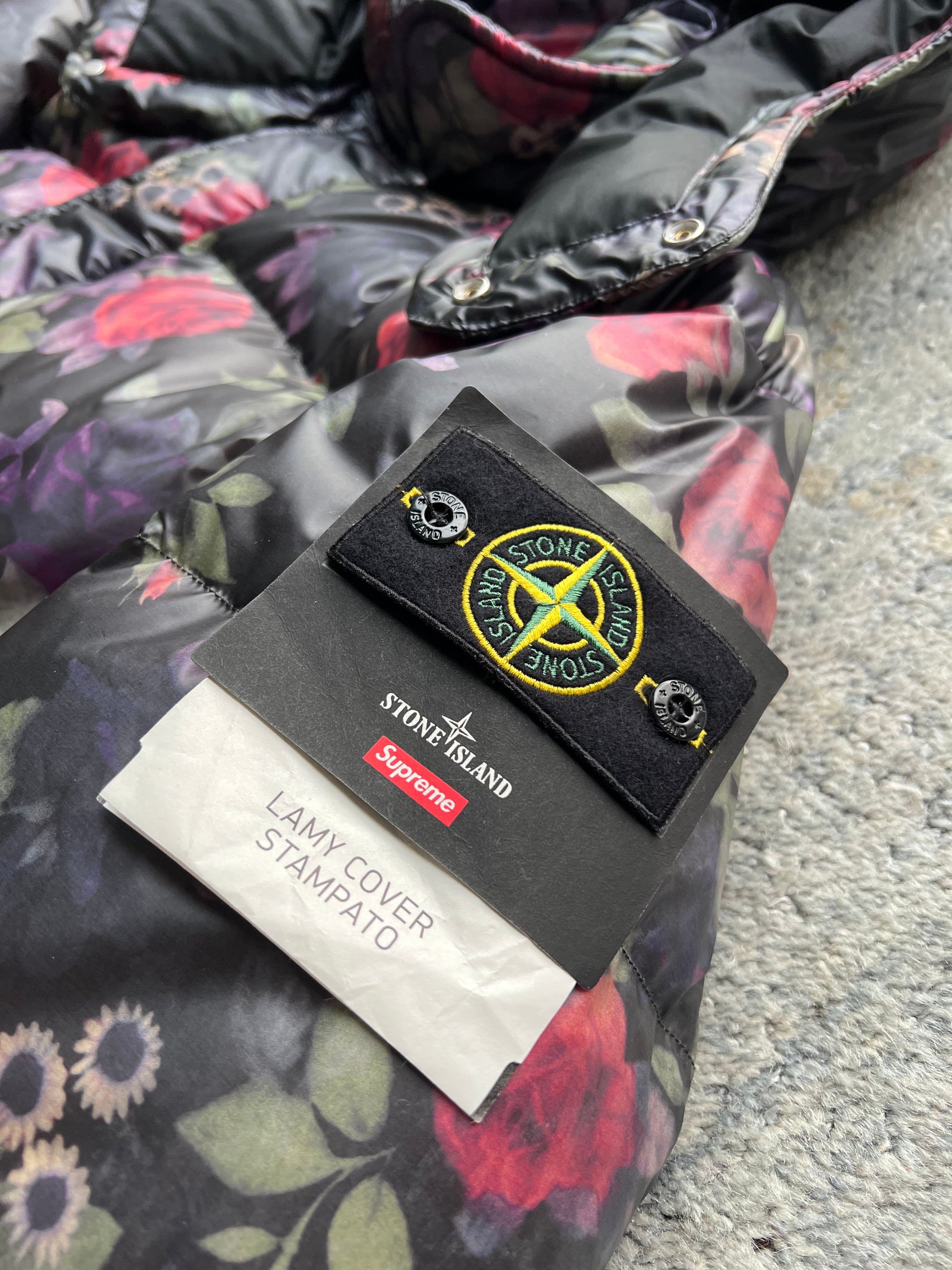 Stone Island 2017 Floral Lamy Cover Stampato Puffer Jacket