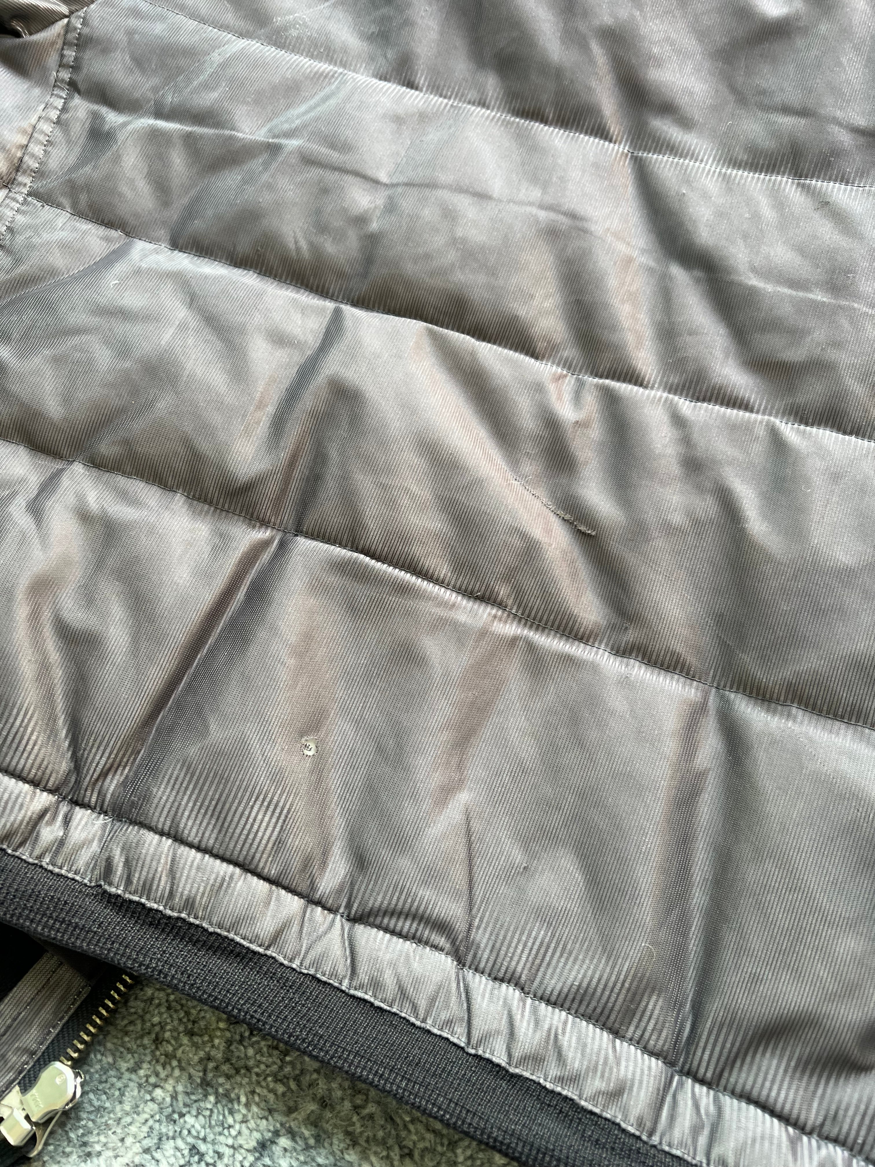 Stone Island 2008 Down Filled Mesh Reflective Bomber Jacket