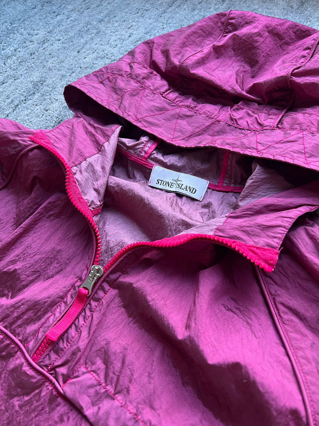 Stone Island 2022 Packable Nylon Metal Zip