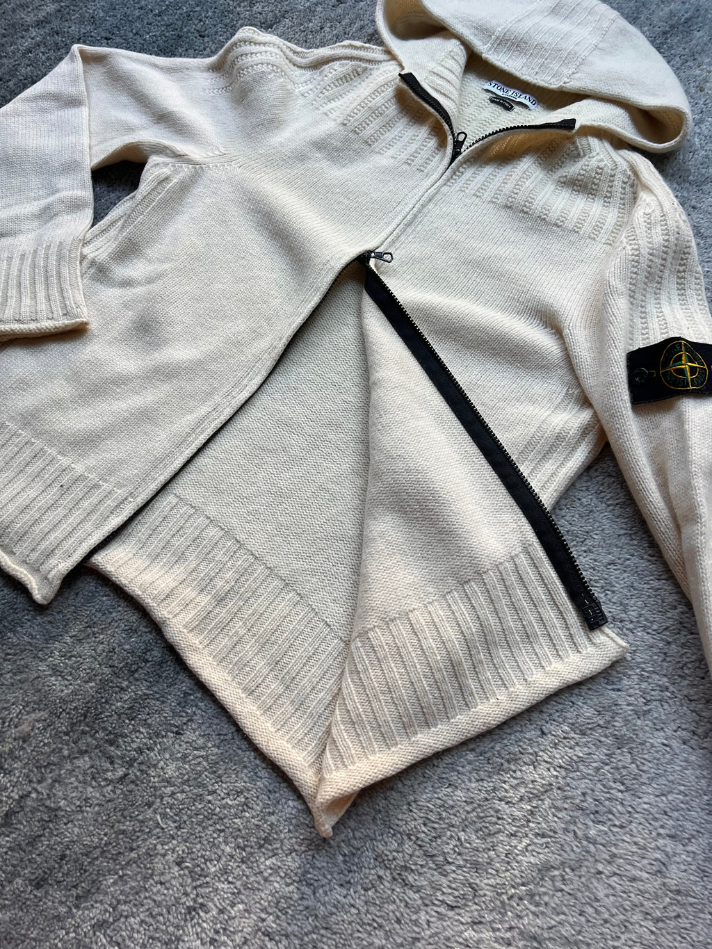 Stone Island 2003 Wool zip-jacket