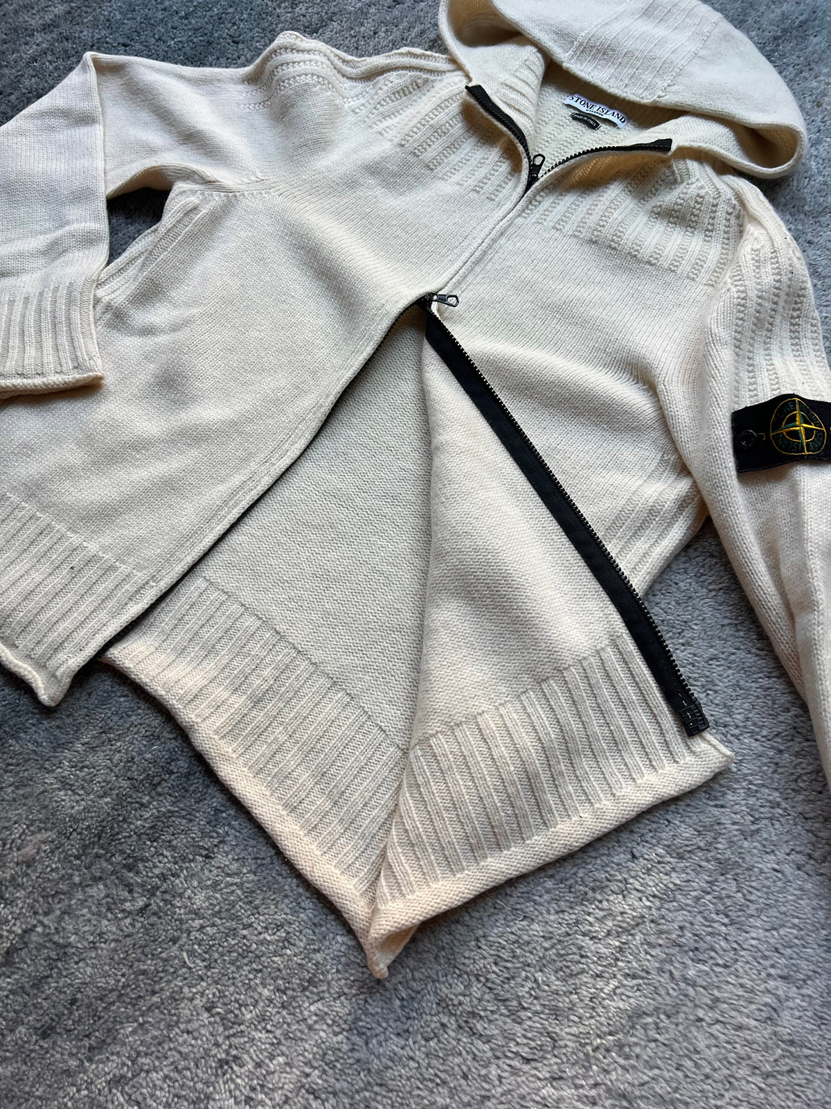 Stone Island 2003 Wool zip-jacket