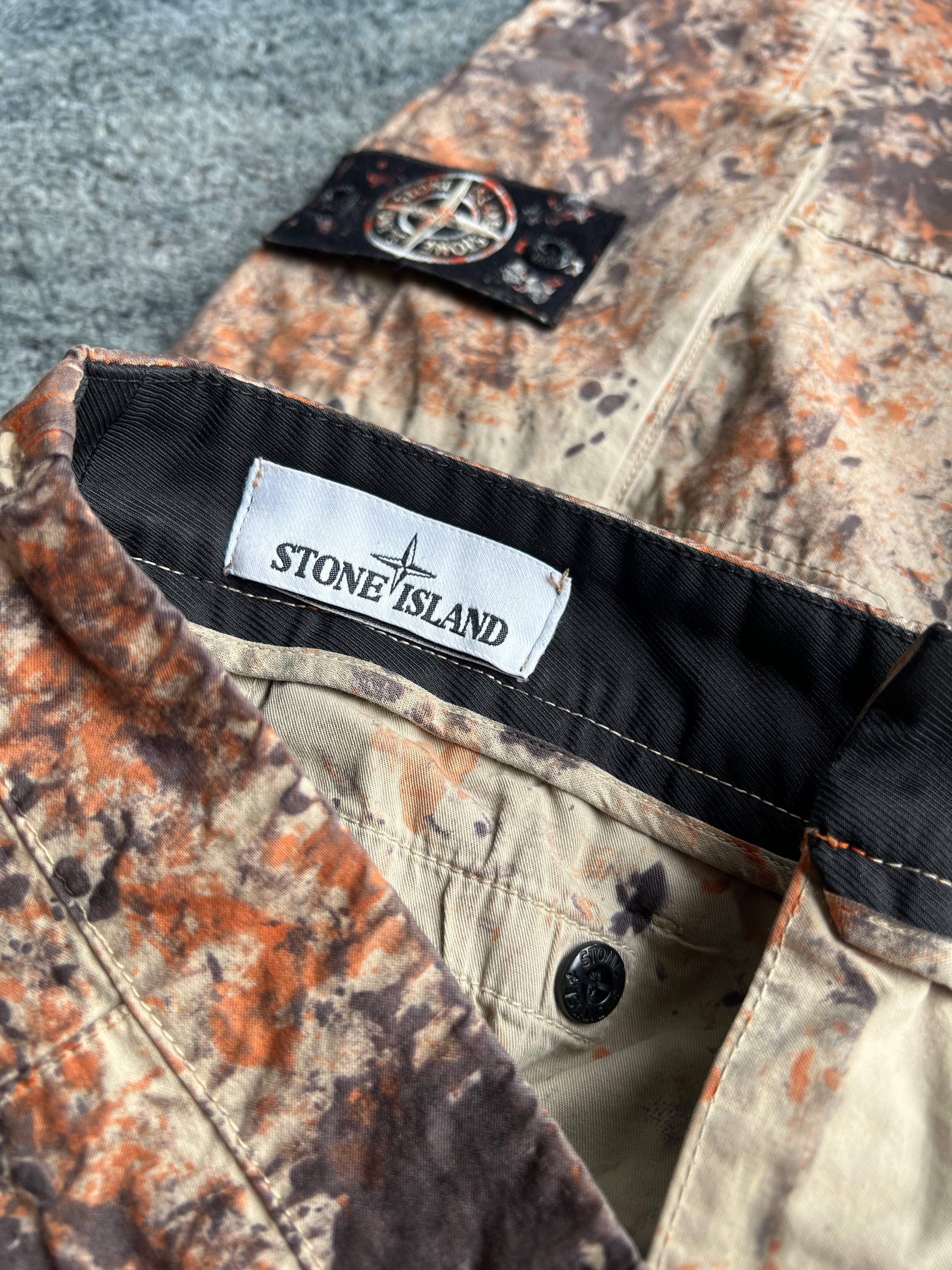 Stone Island Paintpall Camo Pants