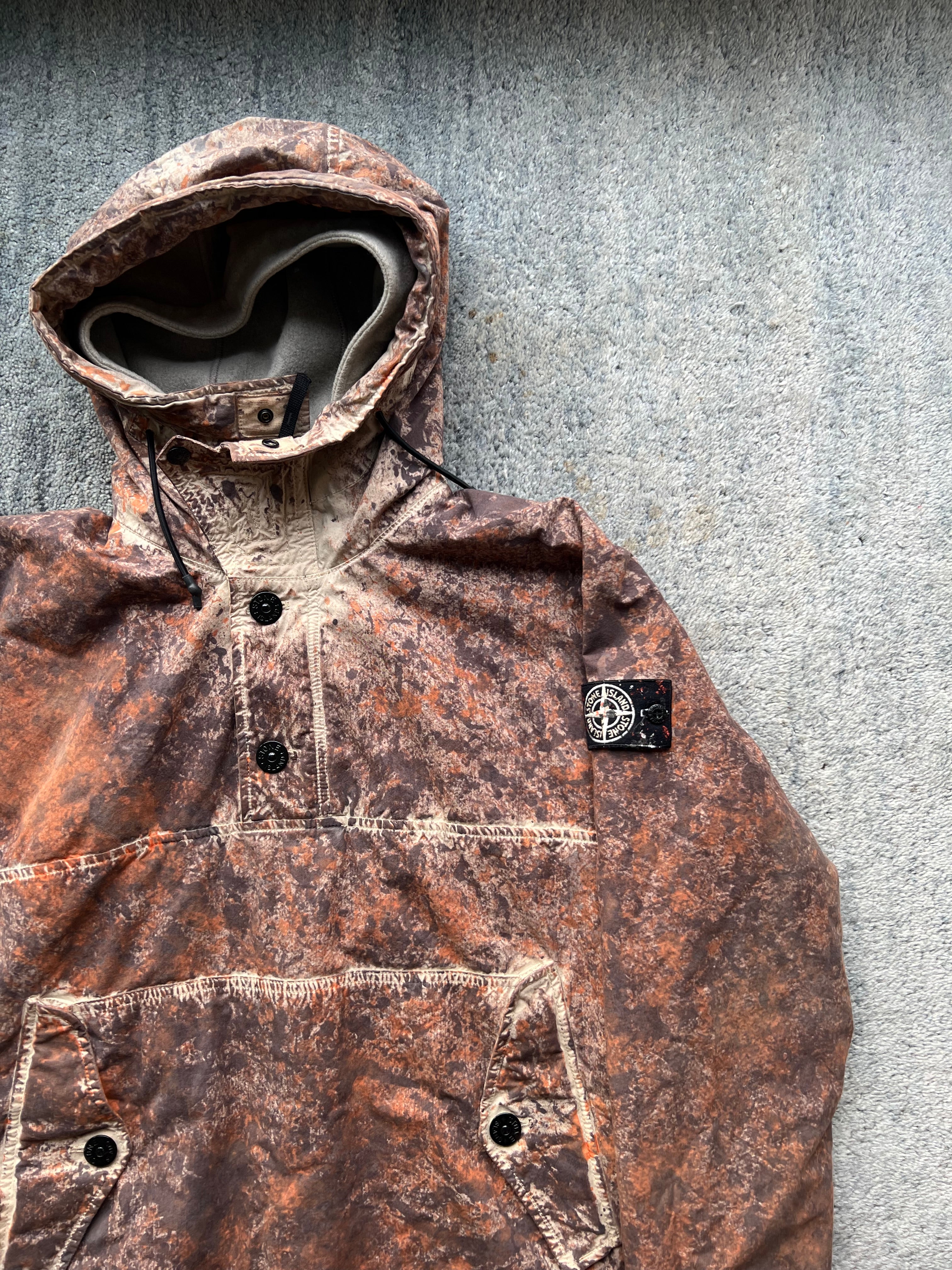 Stone Island 2019 Paintball Camo Pullover Cordura Jacket