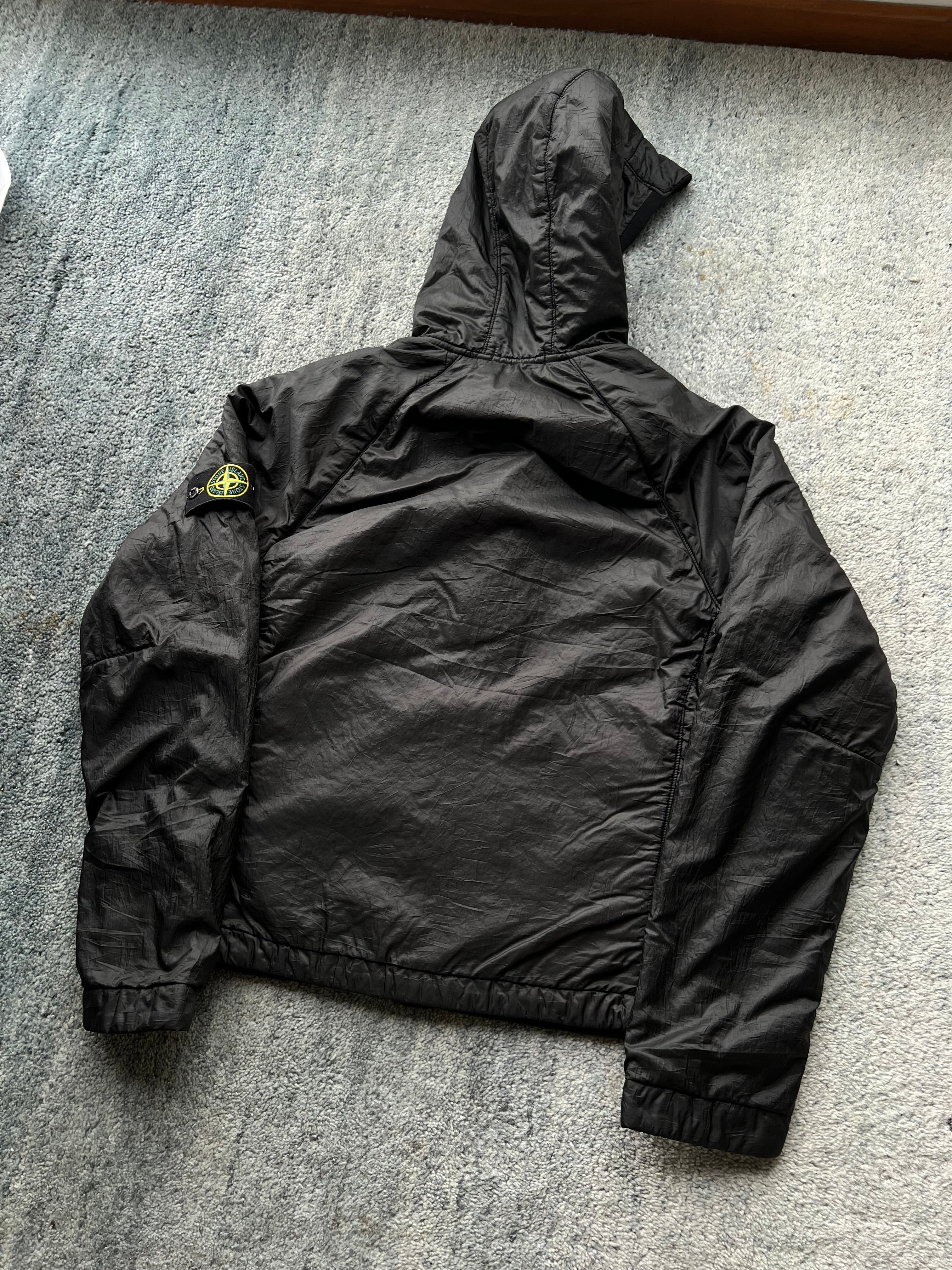 Stone Island 2010 Nylon Spalmatura Lined Hooded Jacket
