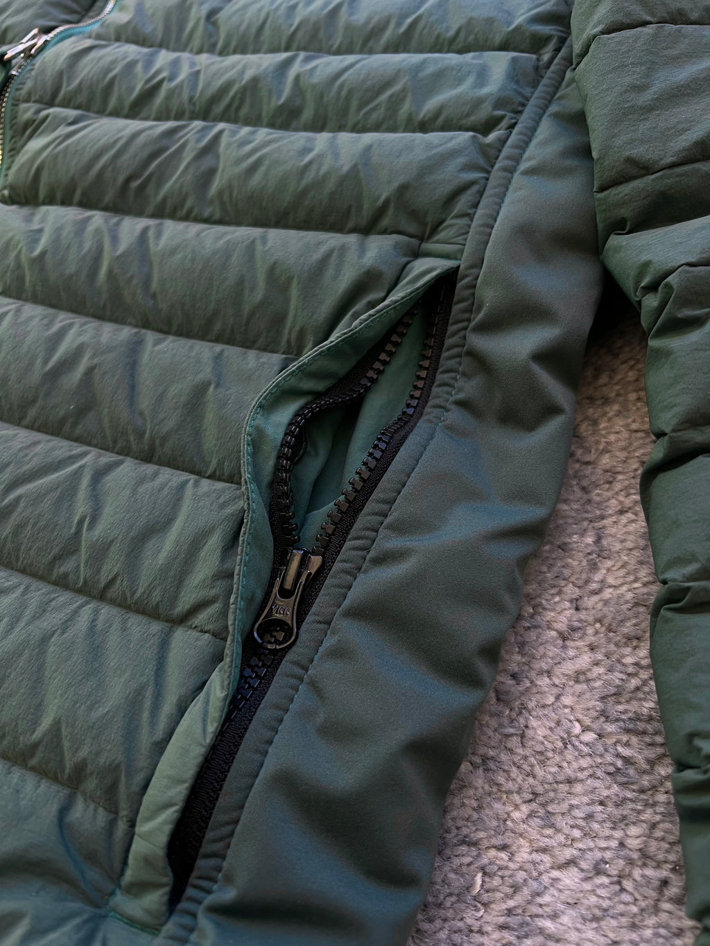 Stone Island 2021 Loom Woven Down Filled Nylon TC Puffer Jacket