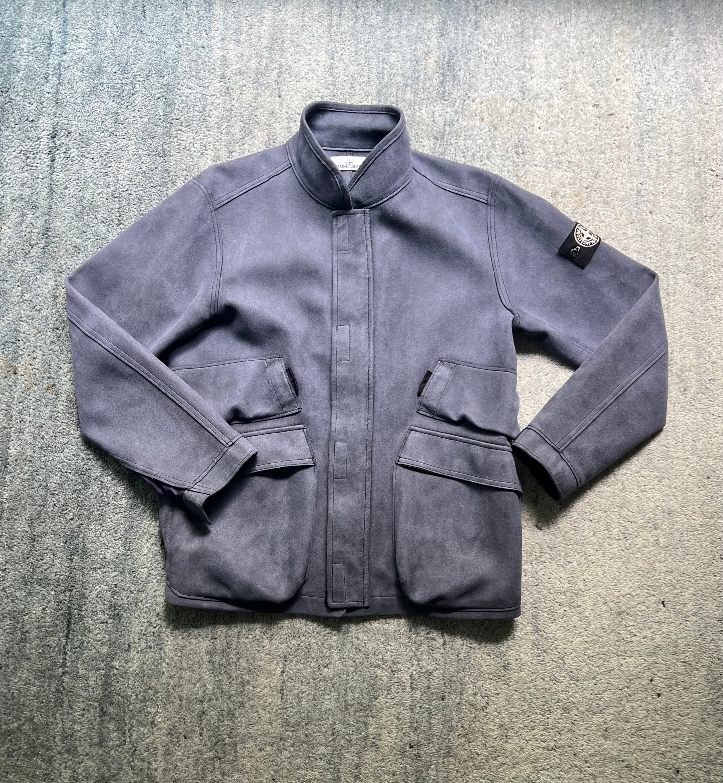 Stone Island Man Made Suede Jacket 2018
