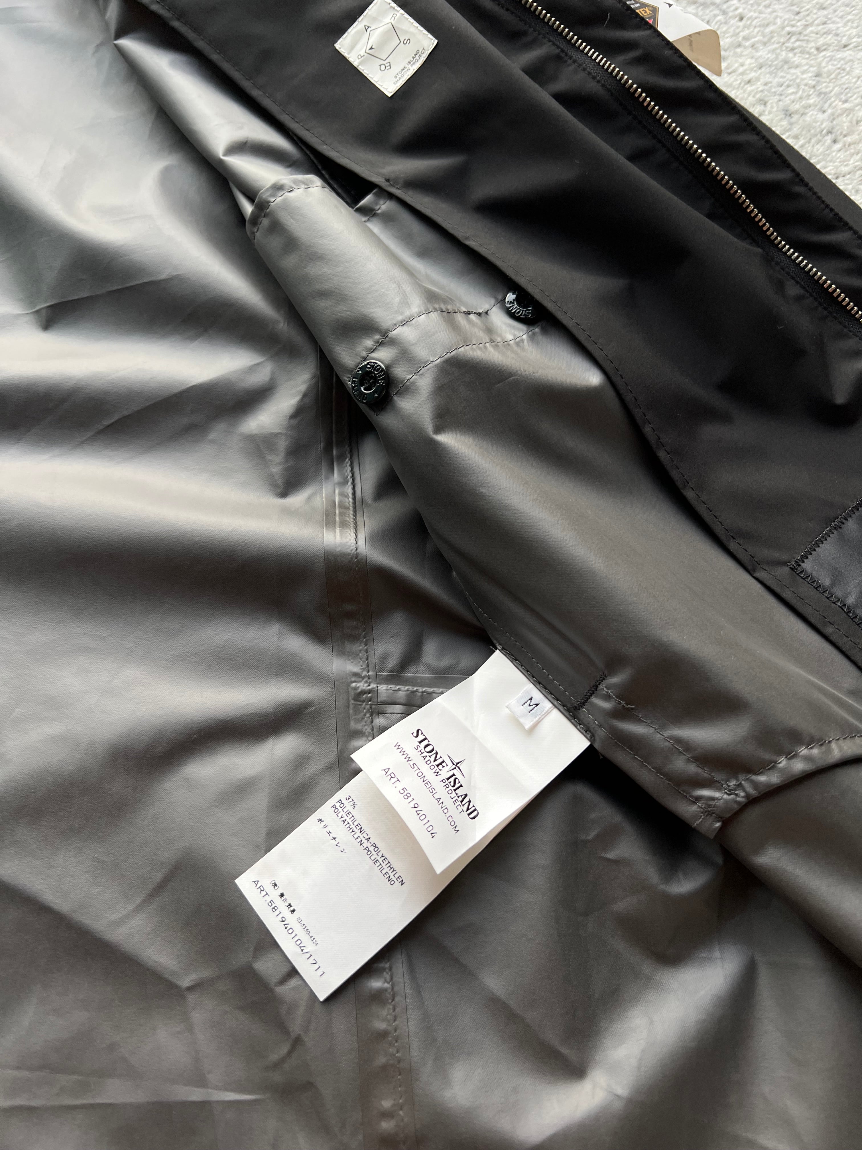 Stone Island 2013 Shadow Project Black Parseq Modular Performance Grid Jacket