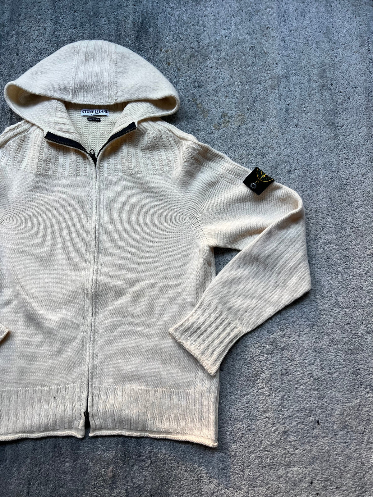 Stone Island 2003 Wool zip-jacket