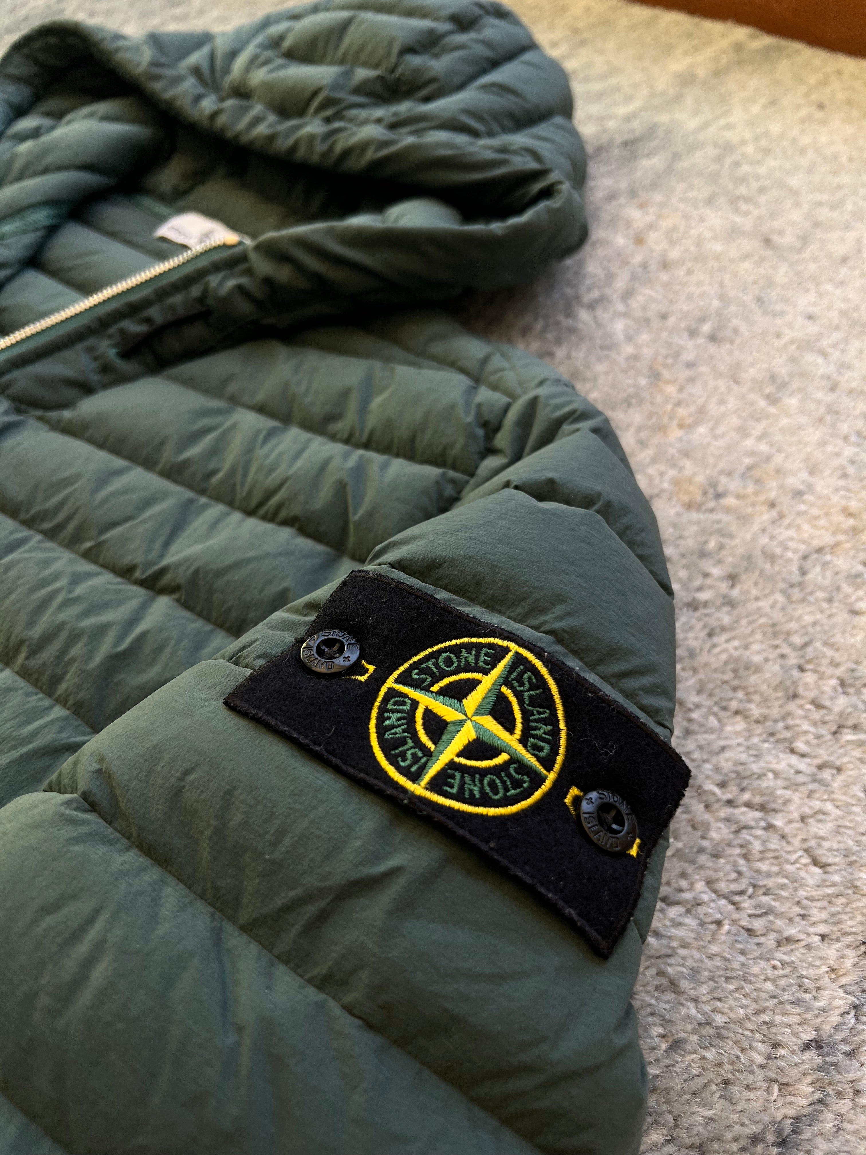 Stone Island 2021 Loom Woven Down Filled Nylon TC Puffer Jacket
