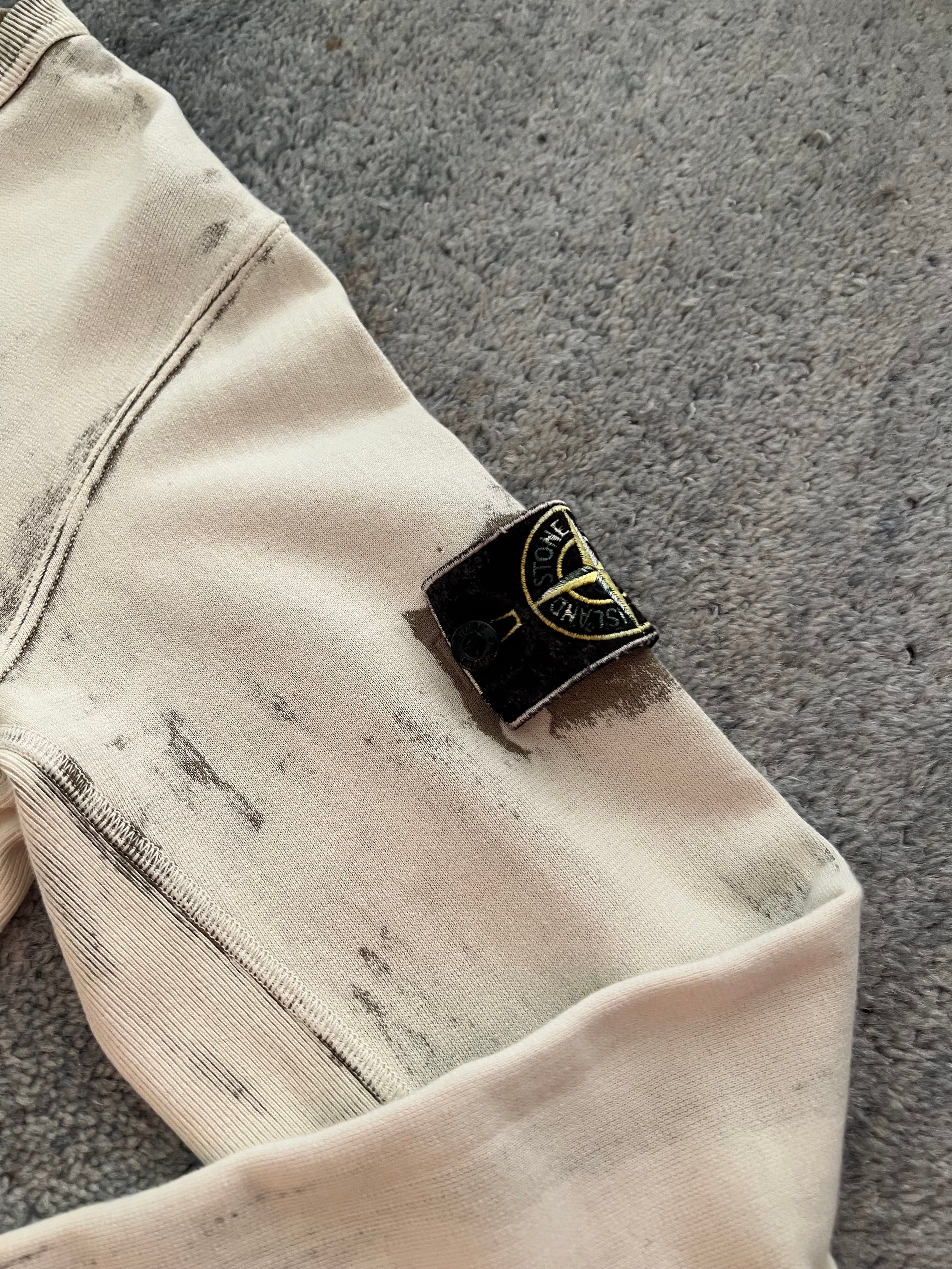 Stone Island Hand Corrosion Crewneck Sweatshirt