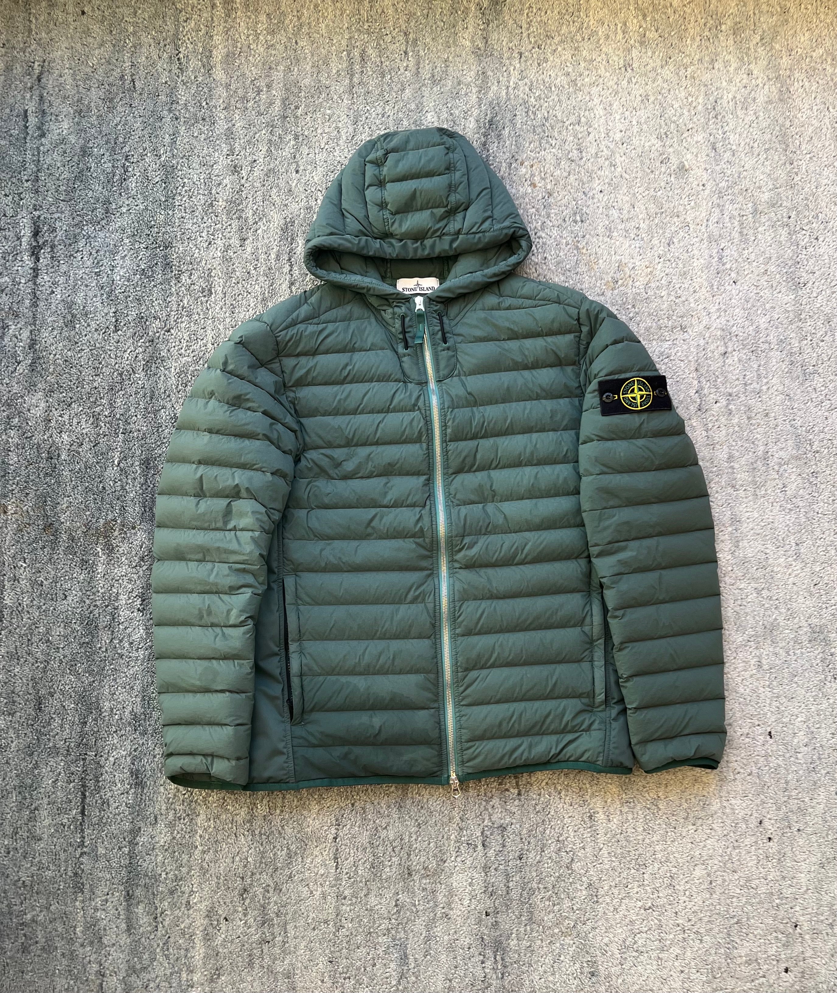 Stone Island 2021 Loom Woven Down Filled Nylon TC Puffer Jacket