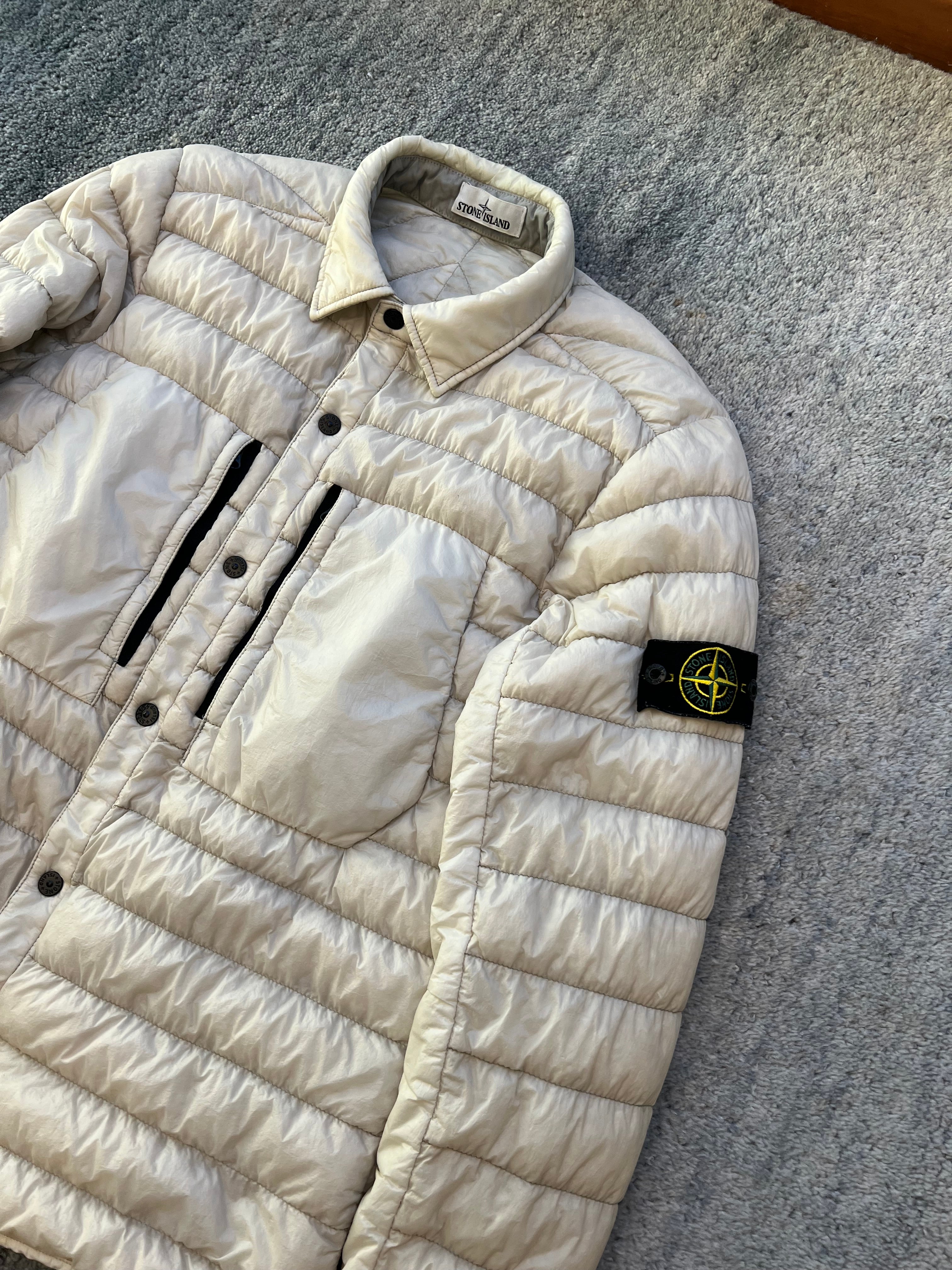 Stone Island 2017 Garment Dyed Micro Down Jacket