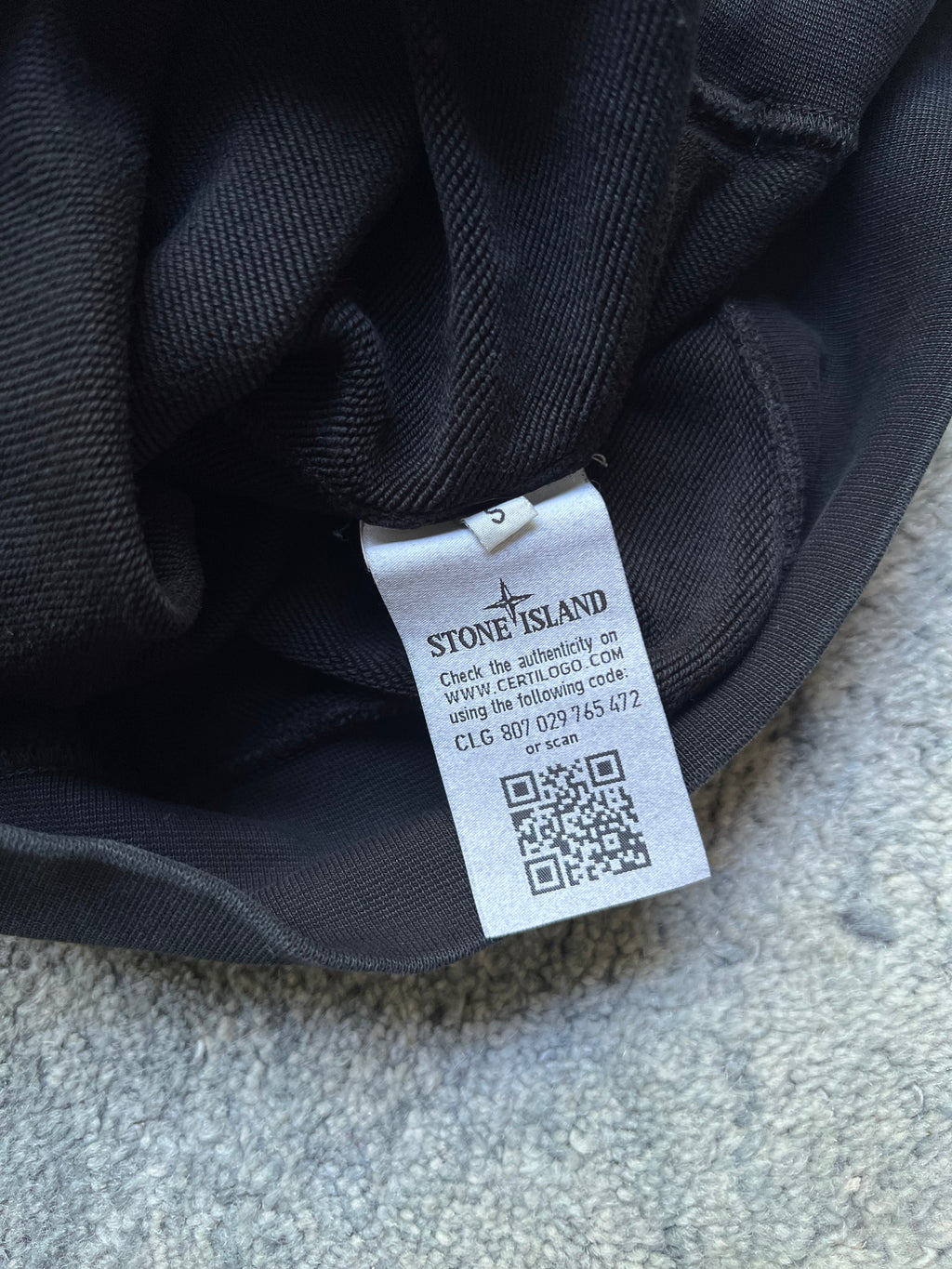 Stone Island Printed Crew Sweatshirt