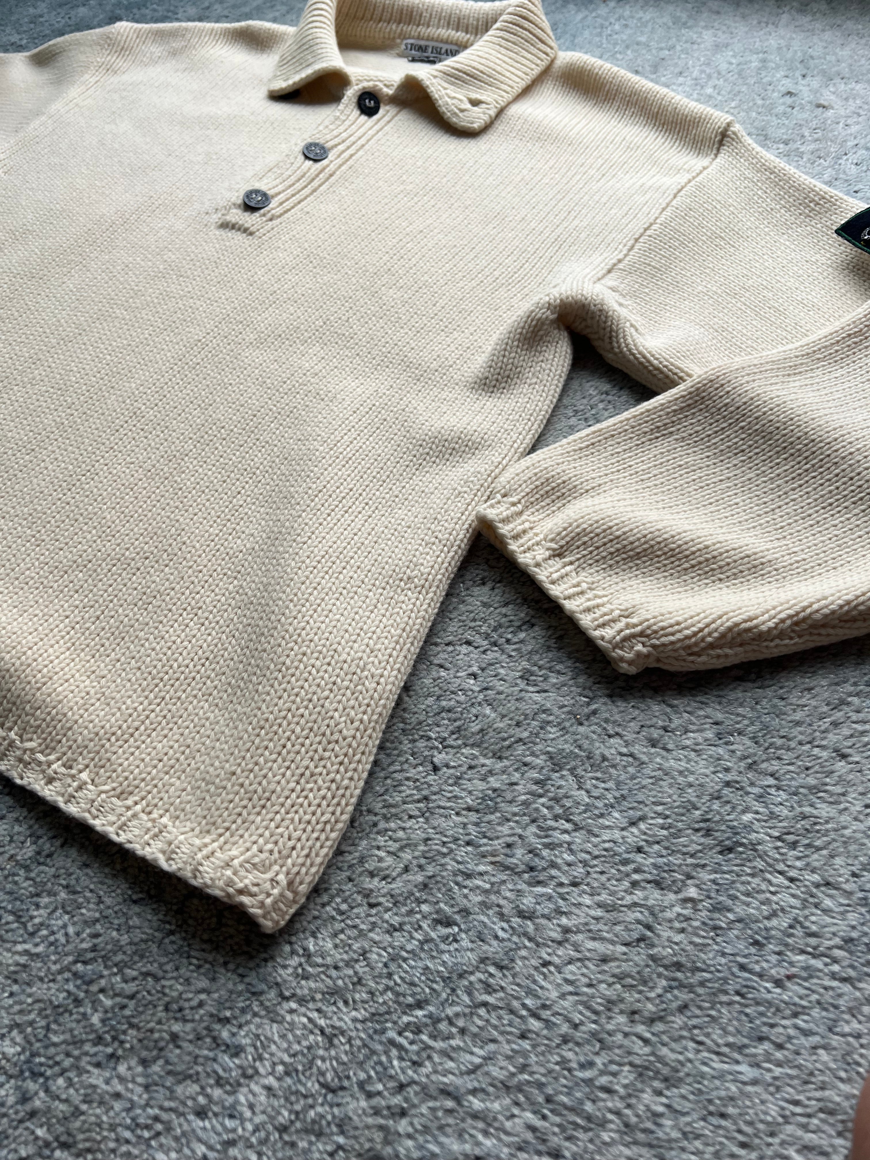 Stone Island 1996 Half Button Knit