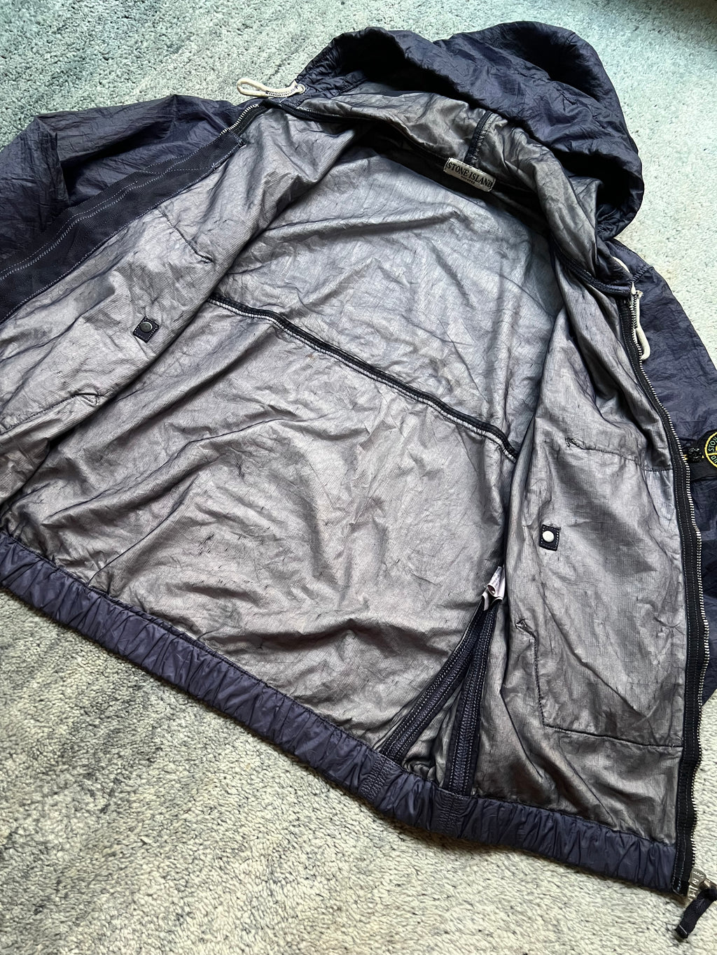 Stone Island mesh 2008 Superlight Resined Nylon Jacket