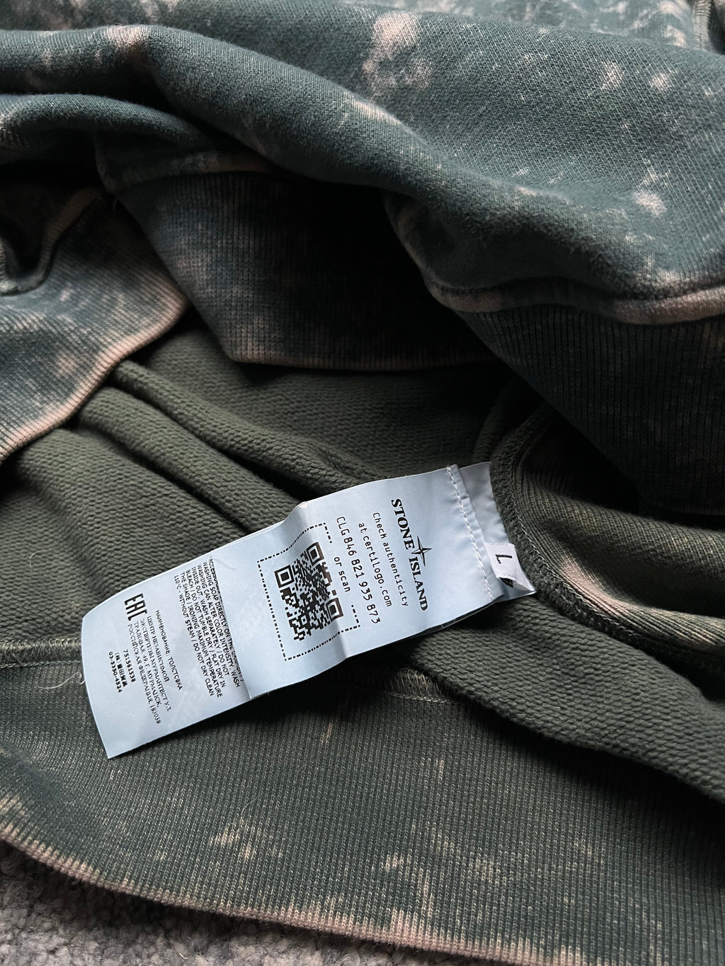 Stone Island acid wash Sweatshirt