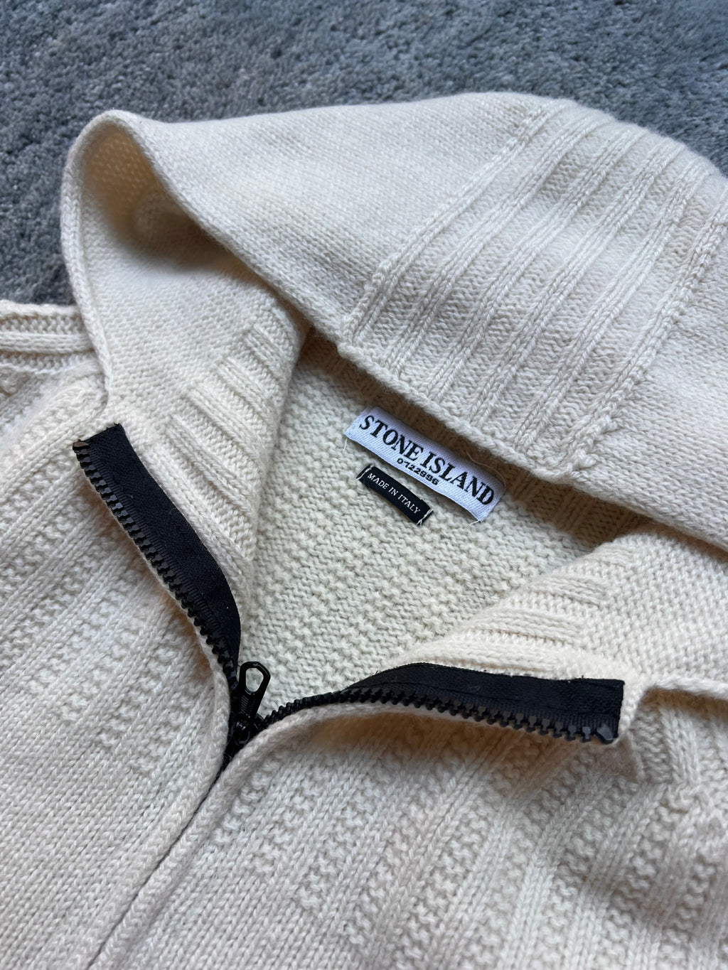 Stone Island 2003 Wool zip-jacket