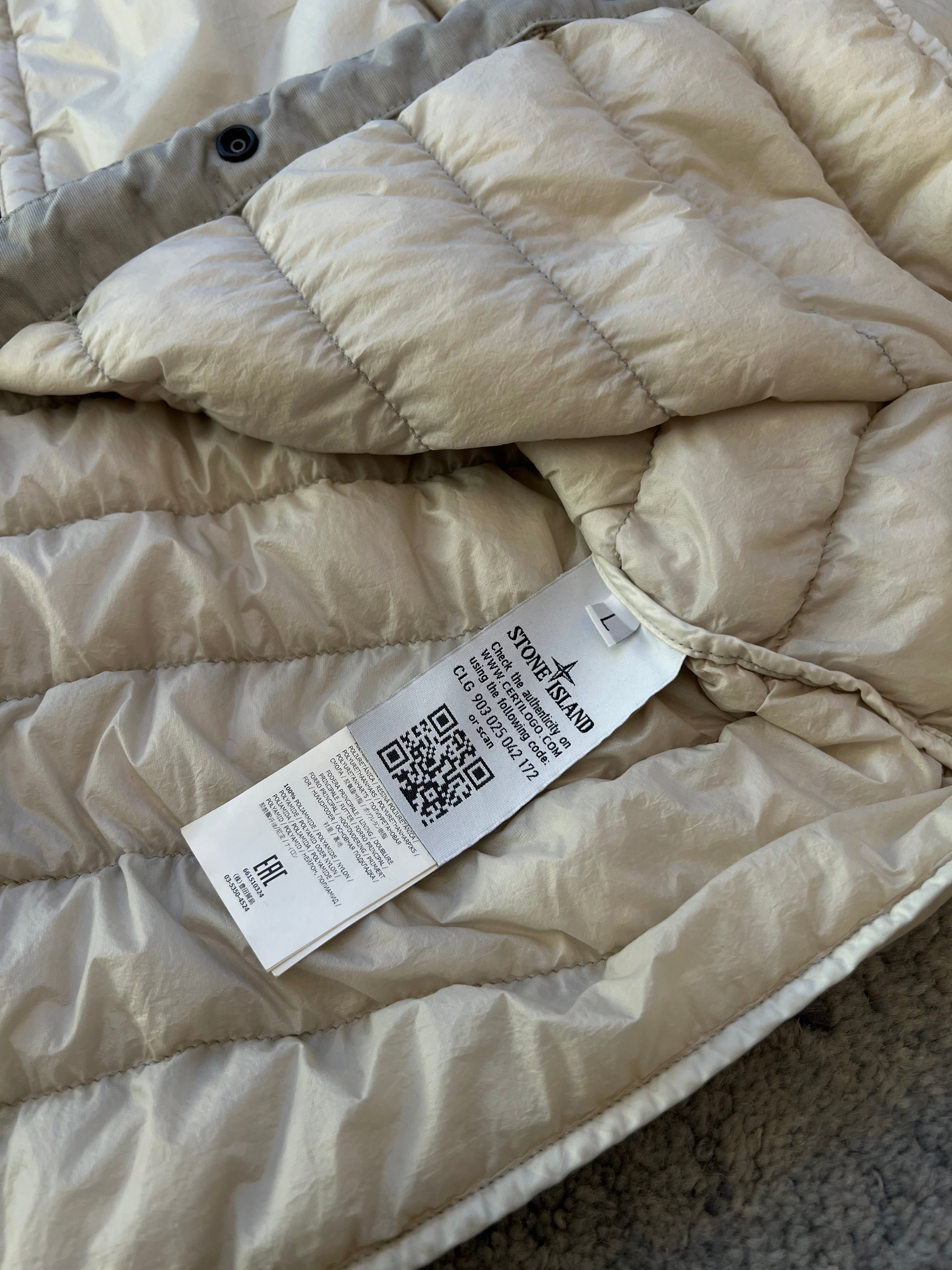 Stone Island 2017 Garment Dyed Micro Down Jacket