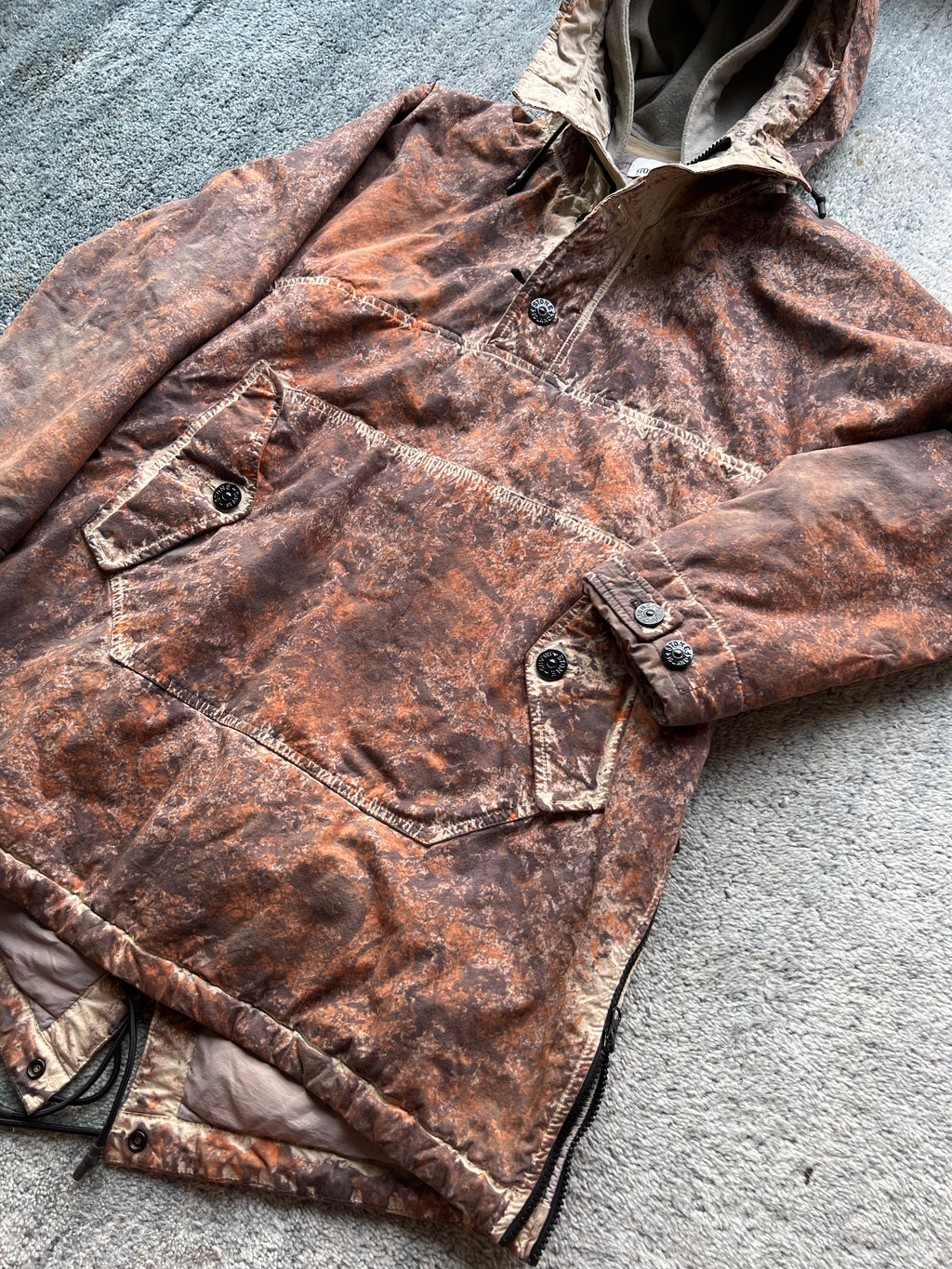 Stone Island 2019 Paintball Camo Pullover Cordura Jacket