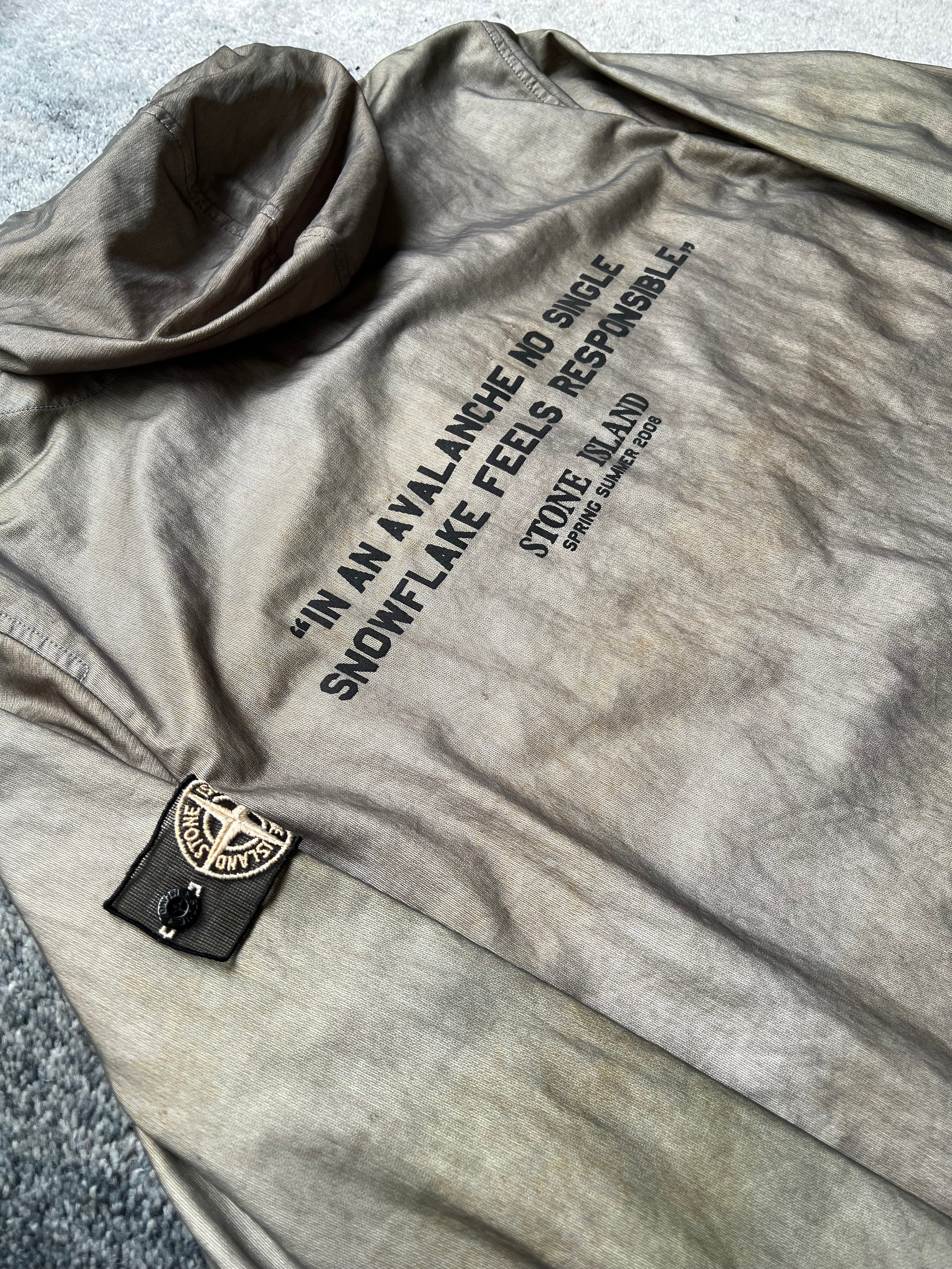 Stone Island 2008 Tyveck Snowflake Jacket