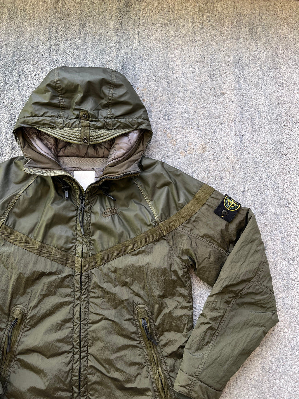 Stone Island x Nike Mussola Gommata Nylon Metal Jacket