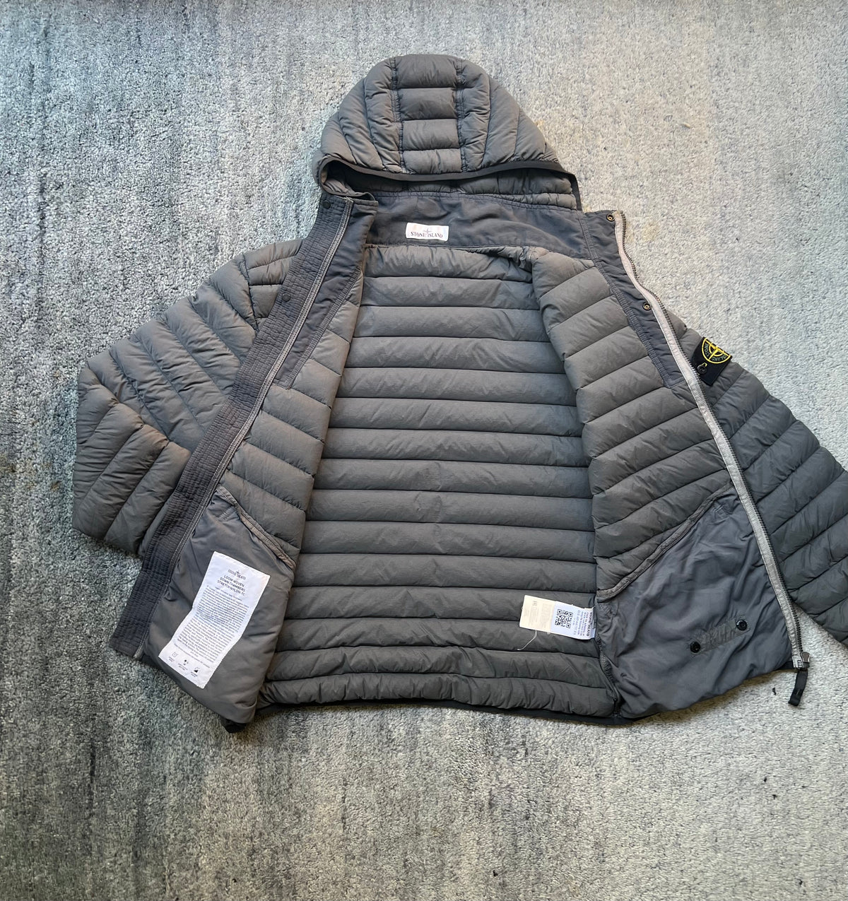 Stone Island Down Chambers Stretch Nylon-TC