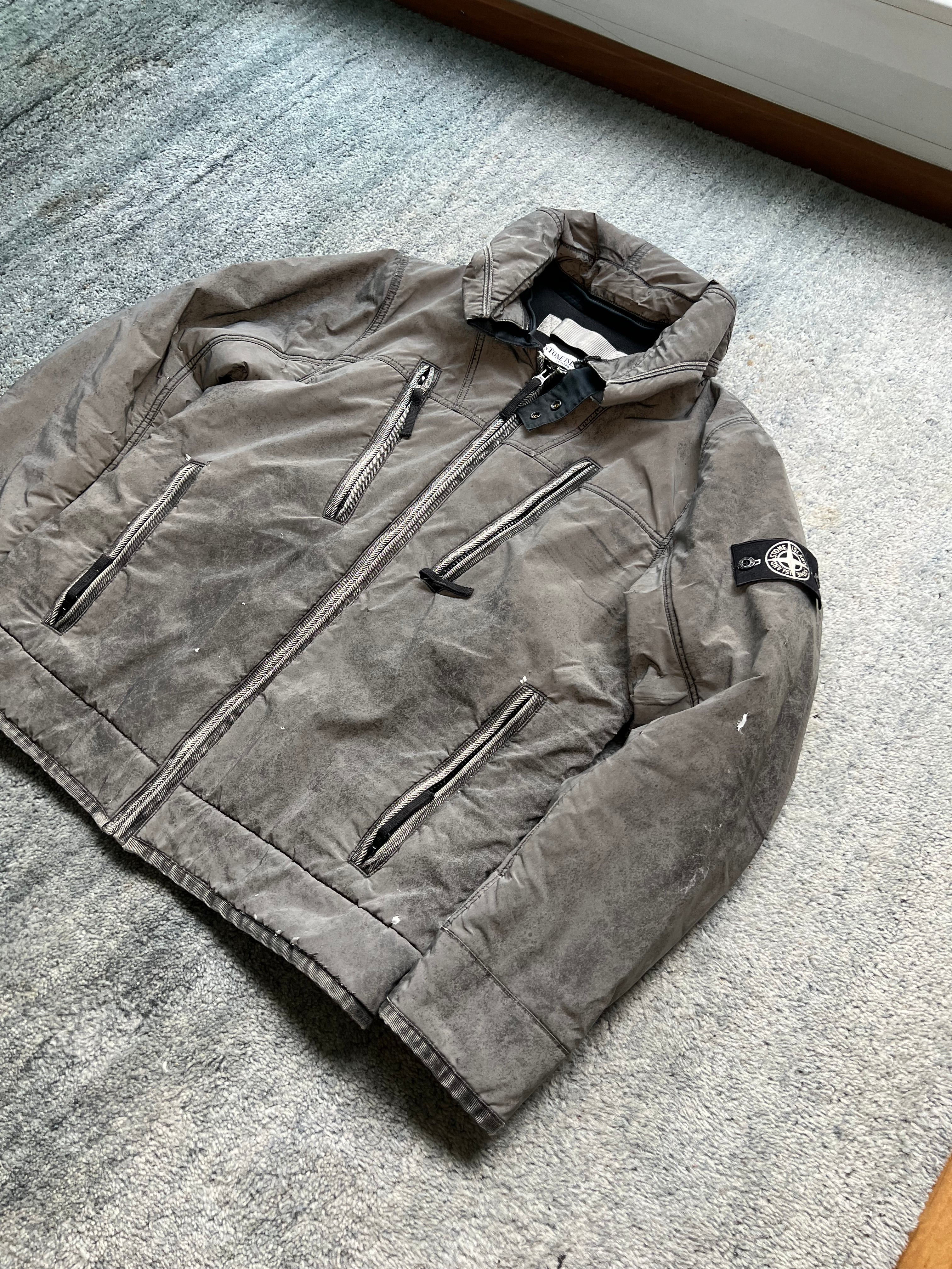 STONE ISLAND 2012SS LIQUD REFLECIVE L Stone Island Liquid